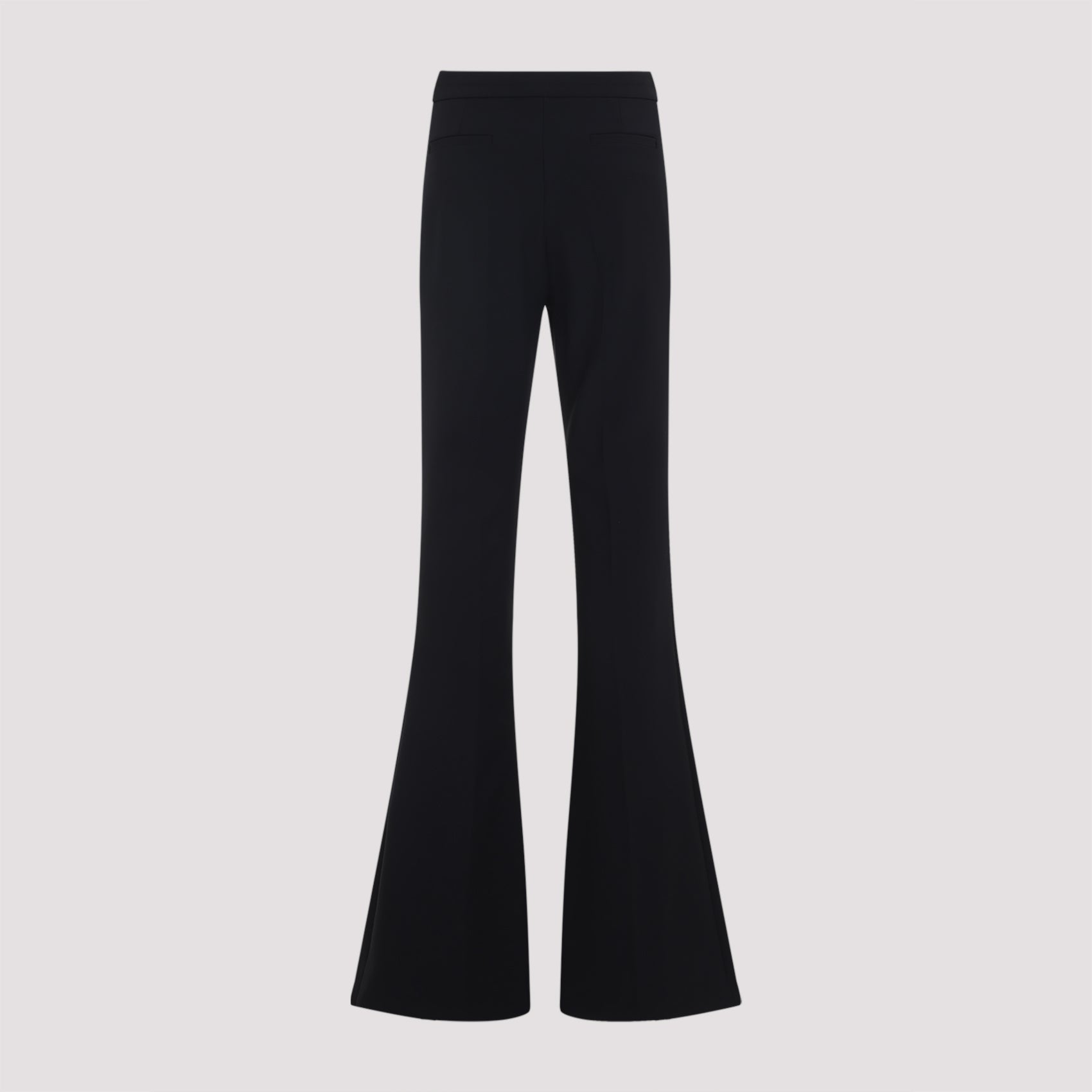 Fitted Flared Trousers with High Waist