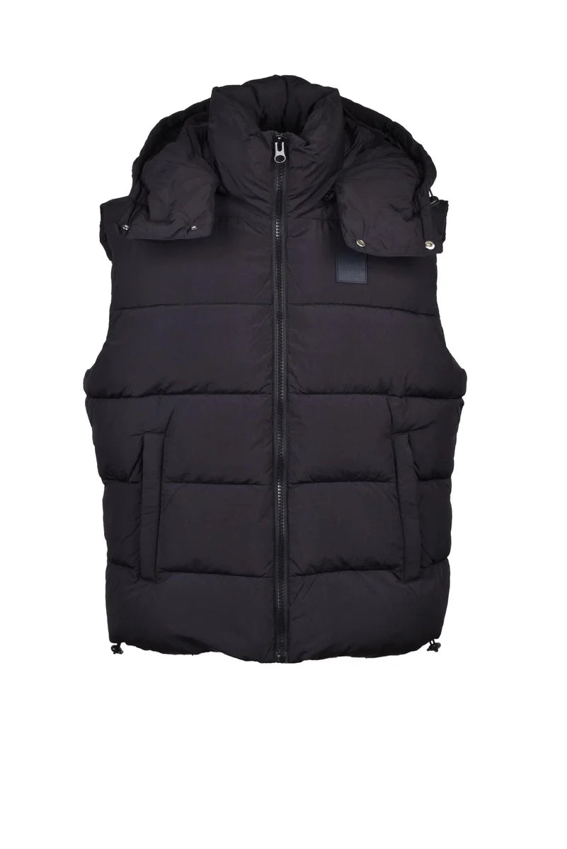 Black Padded Gilet Men