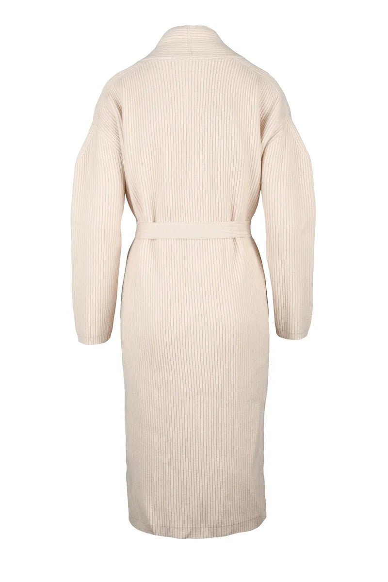 Verna Maxi Cardigan - White
