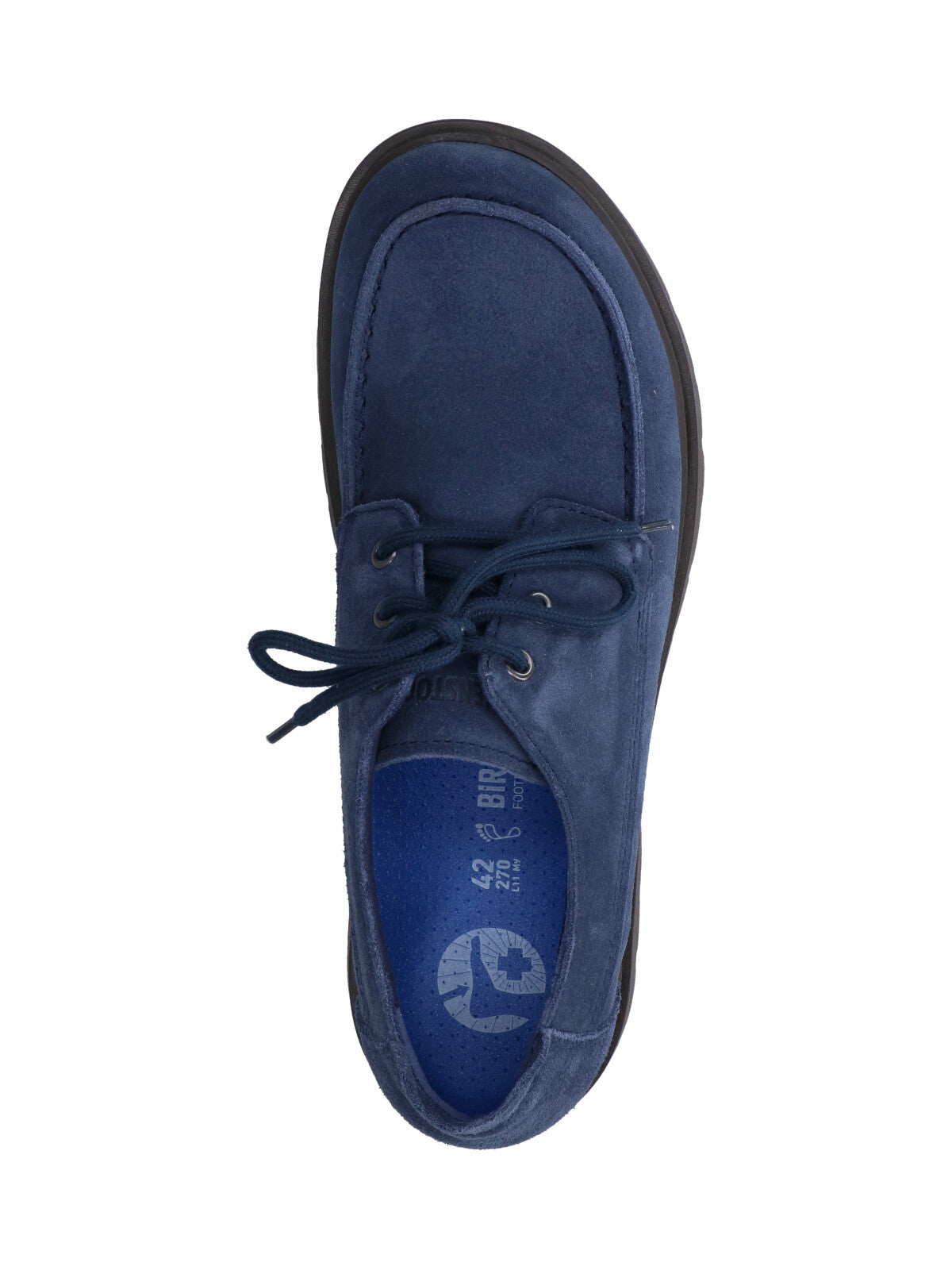 "Highwood Moc Lace Low" Derby Shoes – Blue