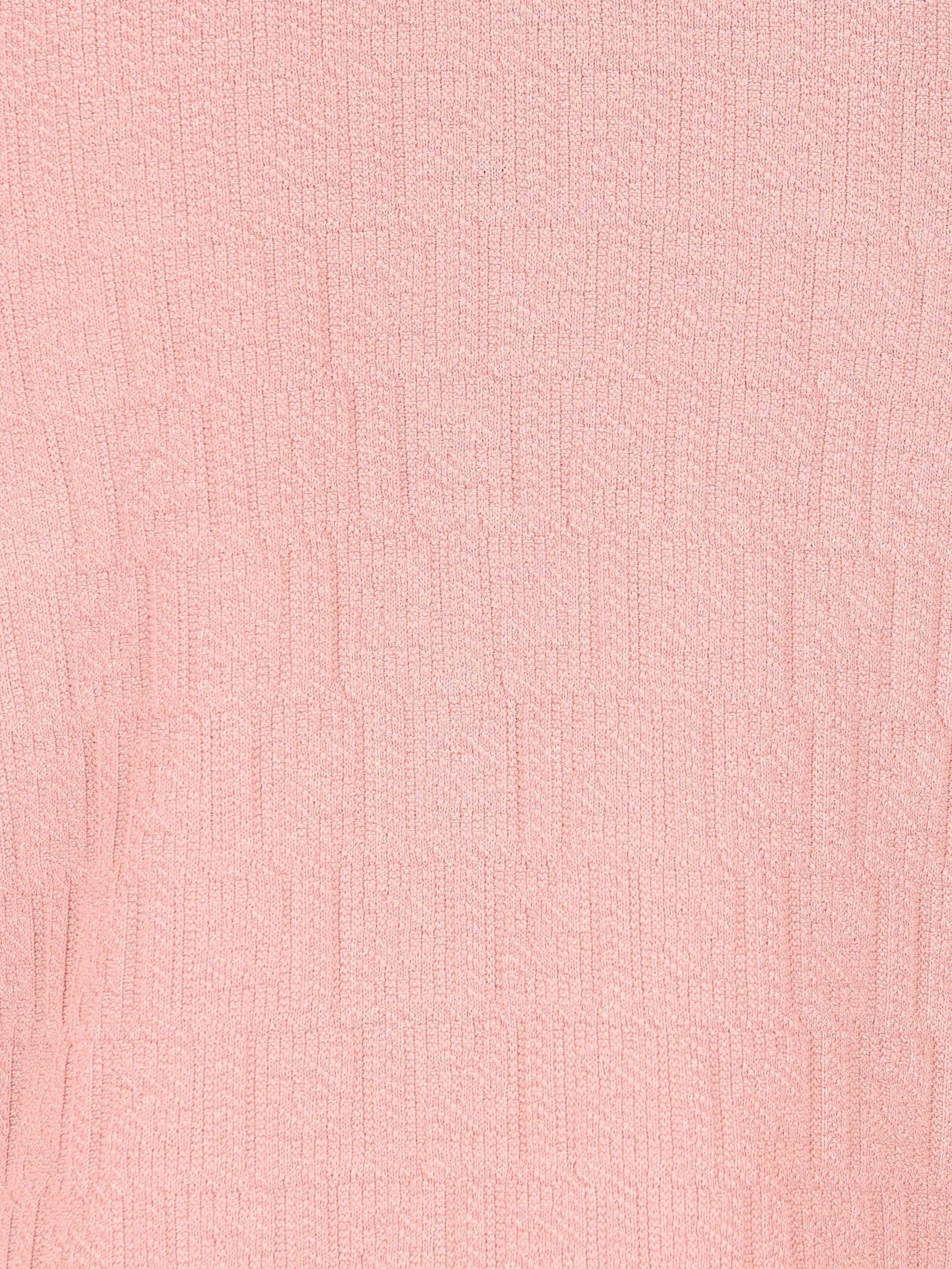 Color Block FF Short-Sleeved Knit Top