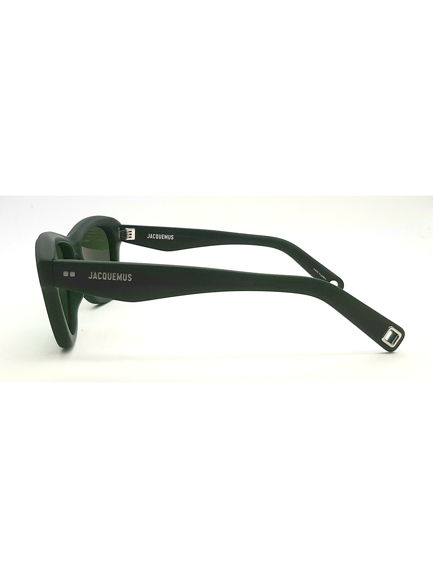 Bold Cat-Eye Acetate Sunglasses in Rich Green