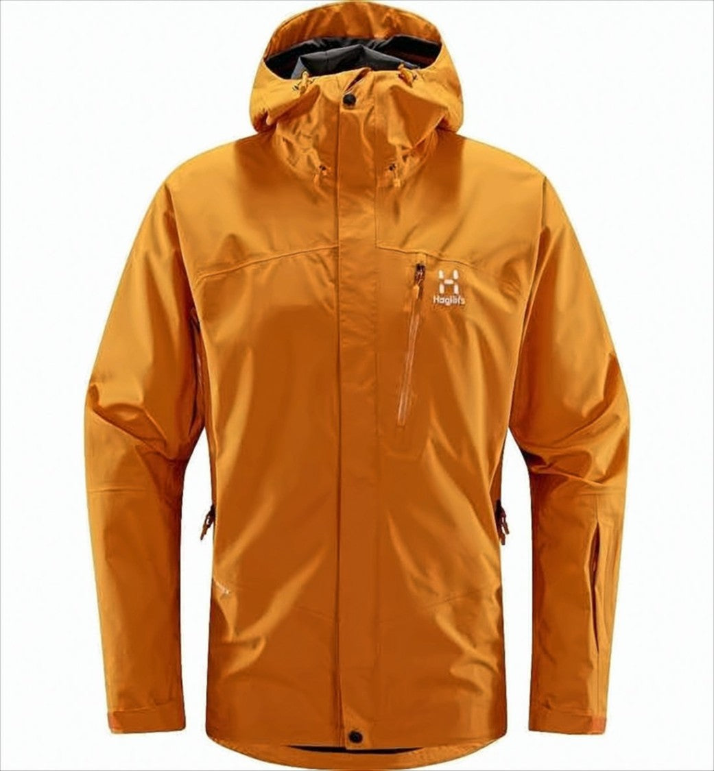 Water-Resistant Casual Jacket with Adjustable Hood