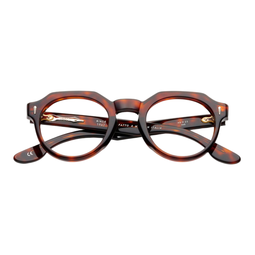 Premium 9 Rounded Tortoiseshell Sunglasses with Keyhole Bridge