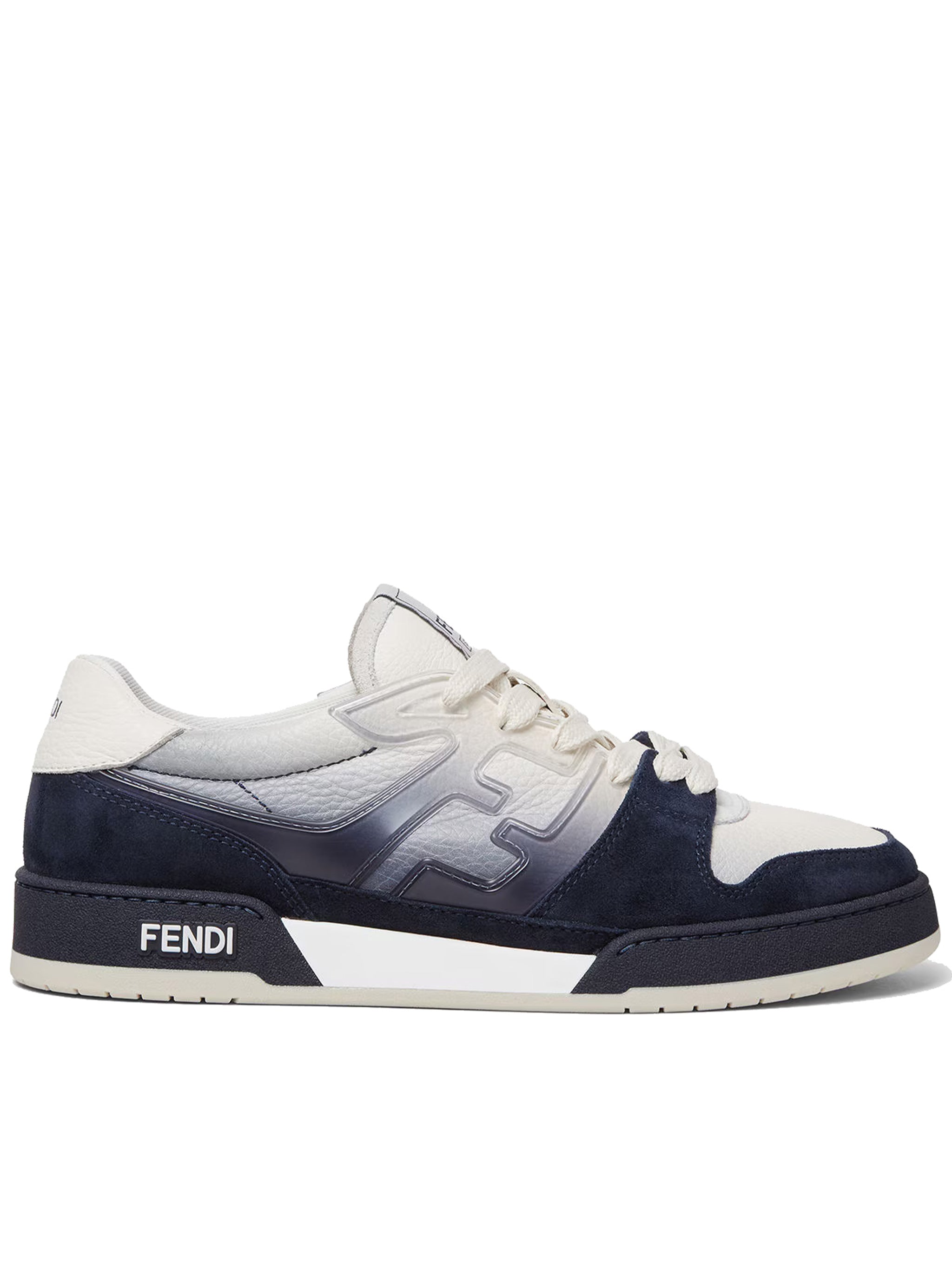 Match White Gradient Effect Side Logo Sneakers
