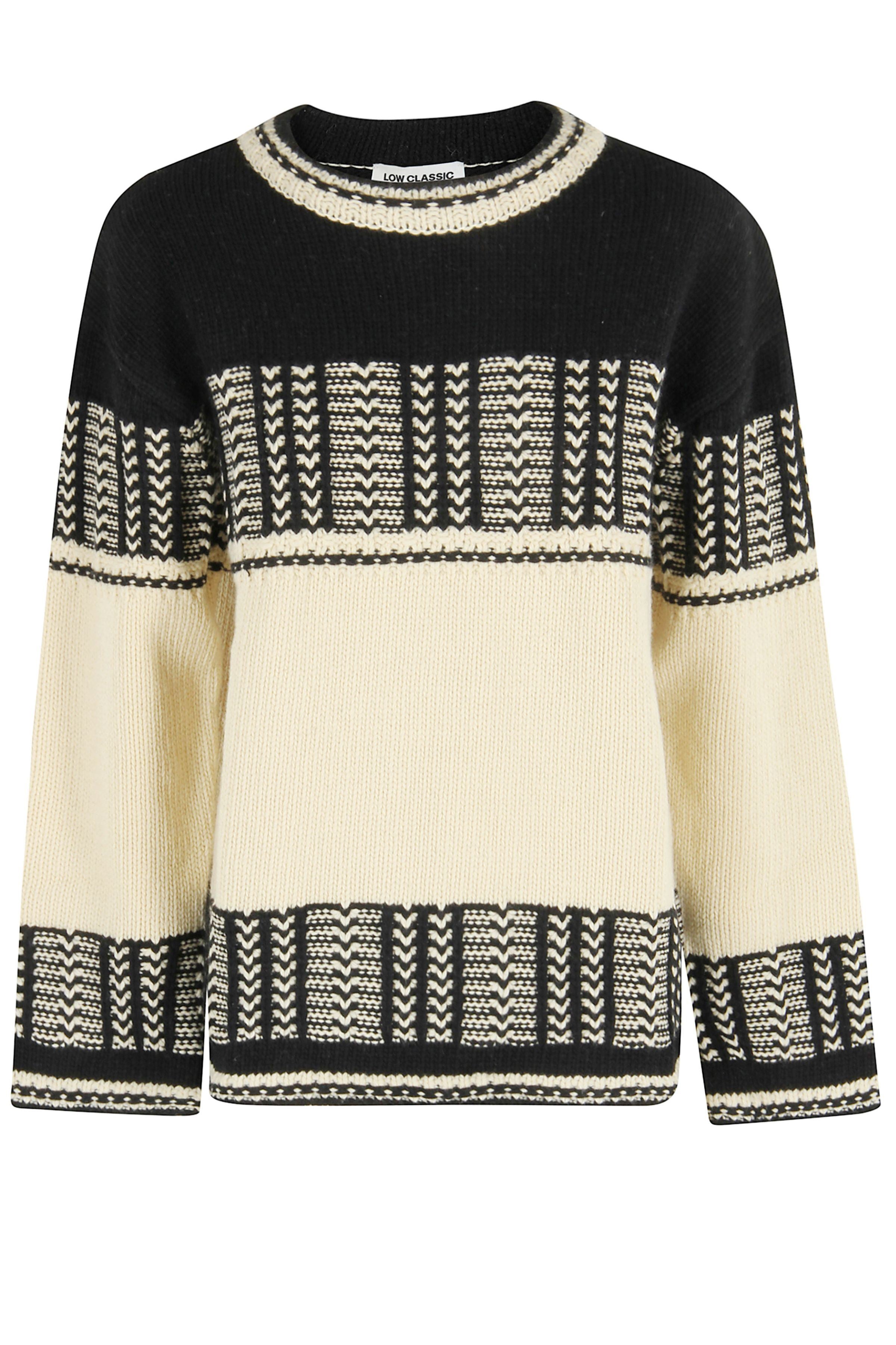 Jacquard Knit Sweater