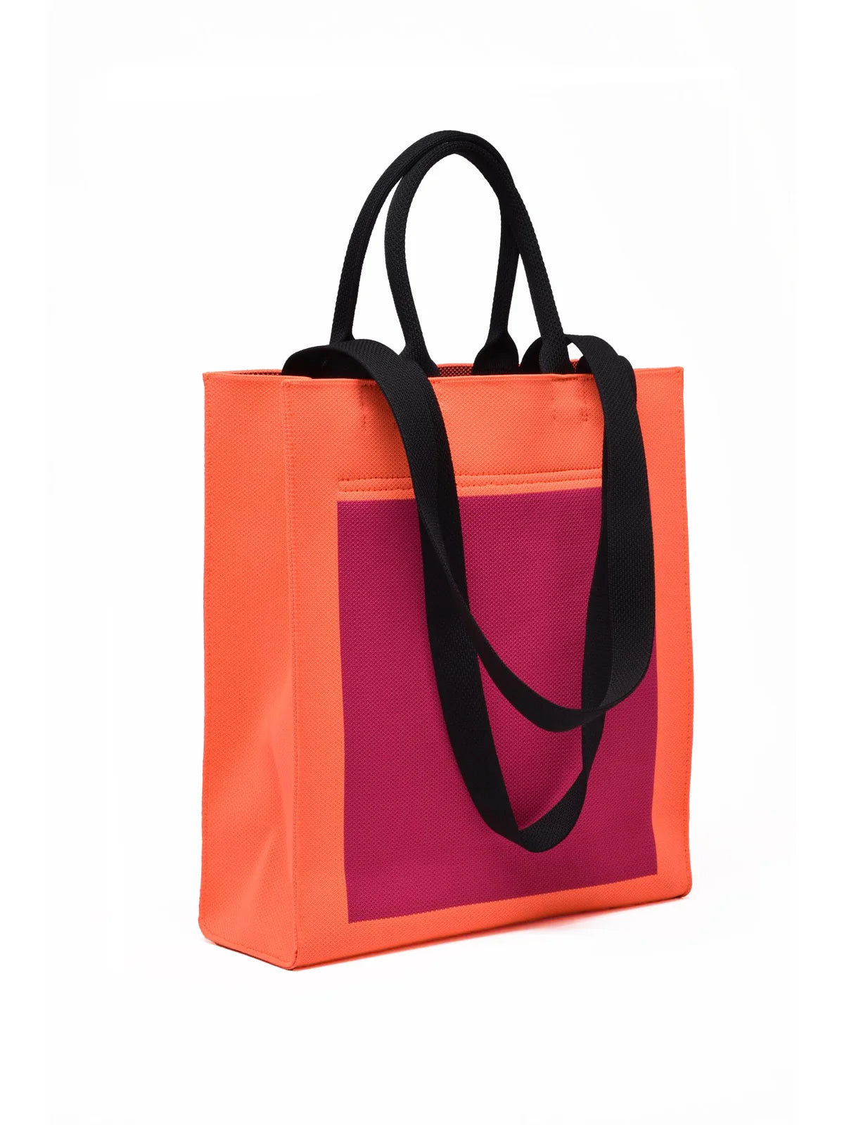 Shoulder Bag Polyester - Orange/Fuchsia