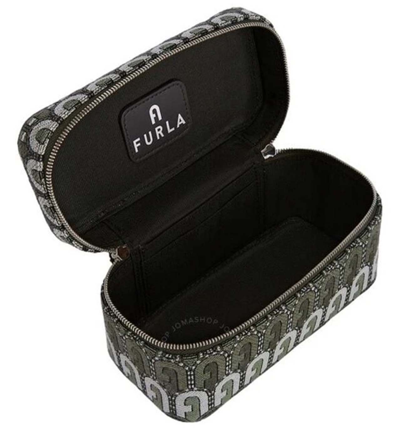 Structured Rectangular Wallet with Intricate Pattern