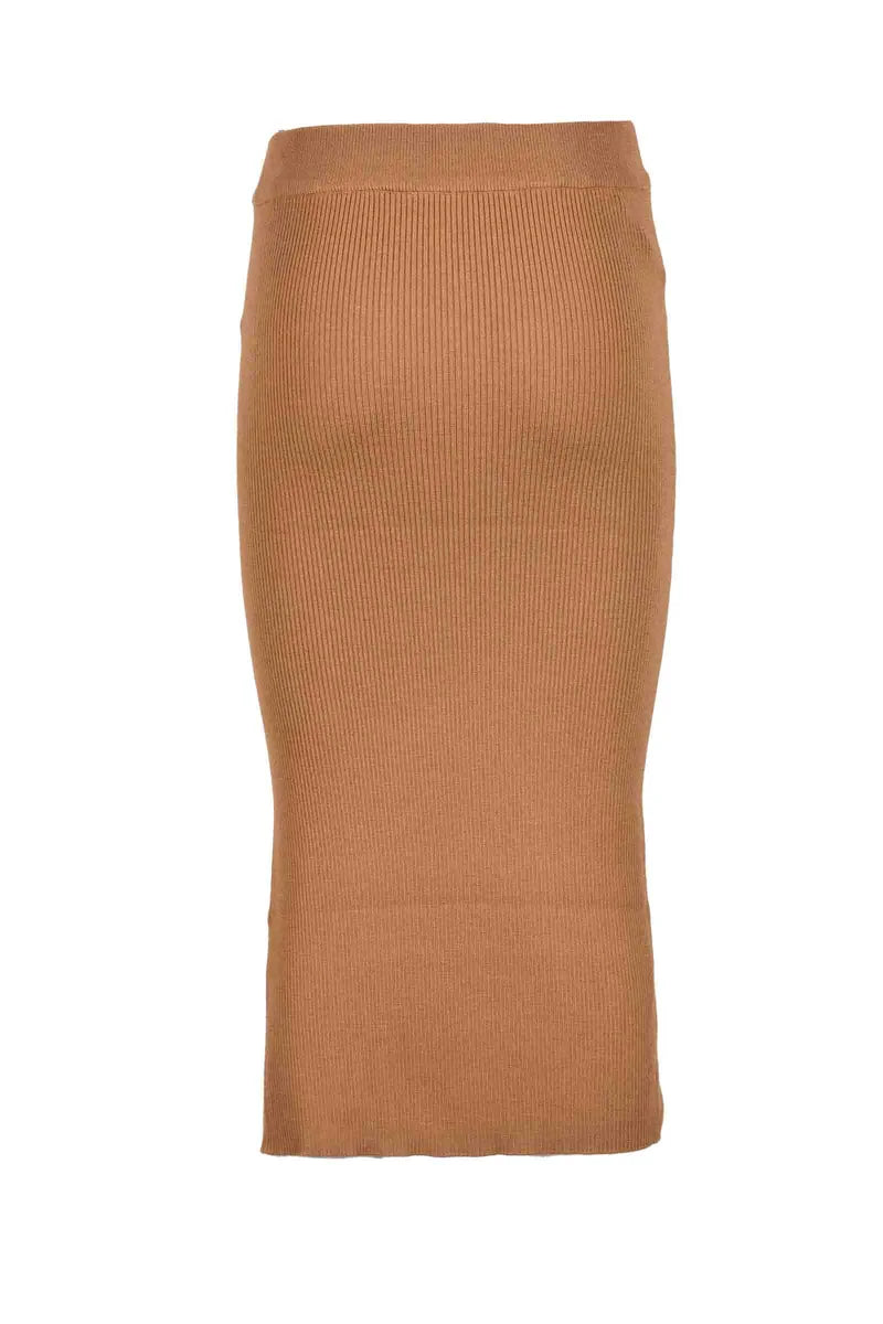 Wool Polyamide Skirt - Beige