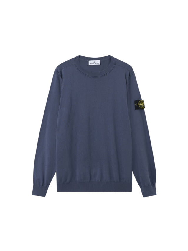 Organic Cotton Sweatshirt with Distinctive Badge