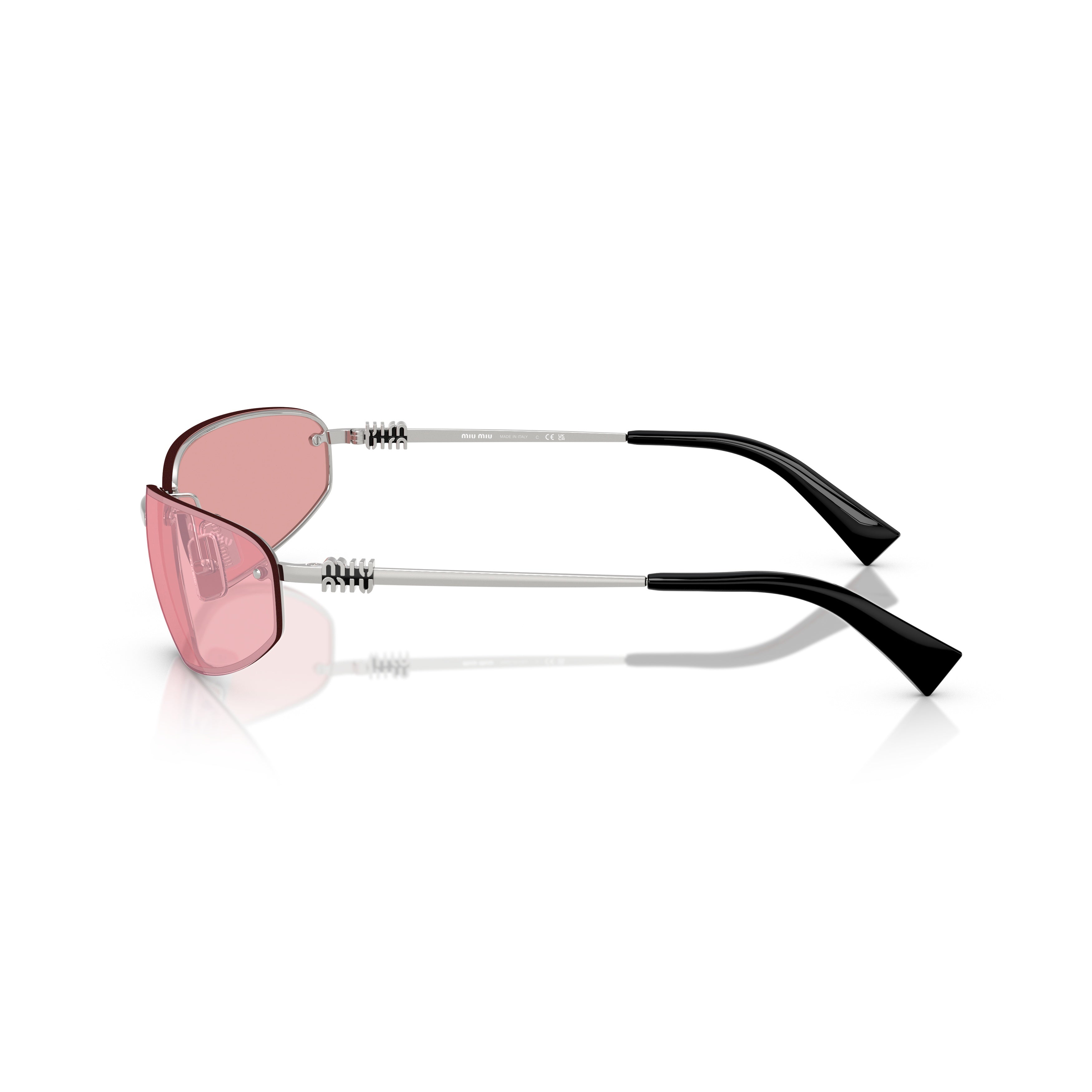 0Mu A50S Rectangular Rimless Sunglasses