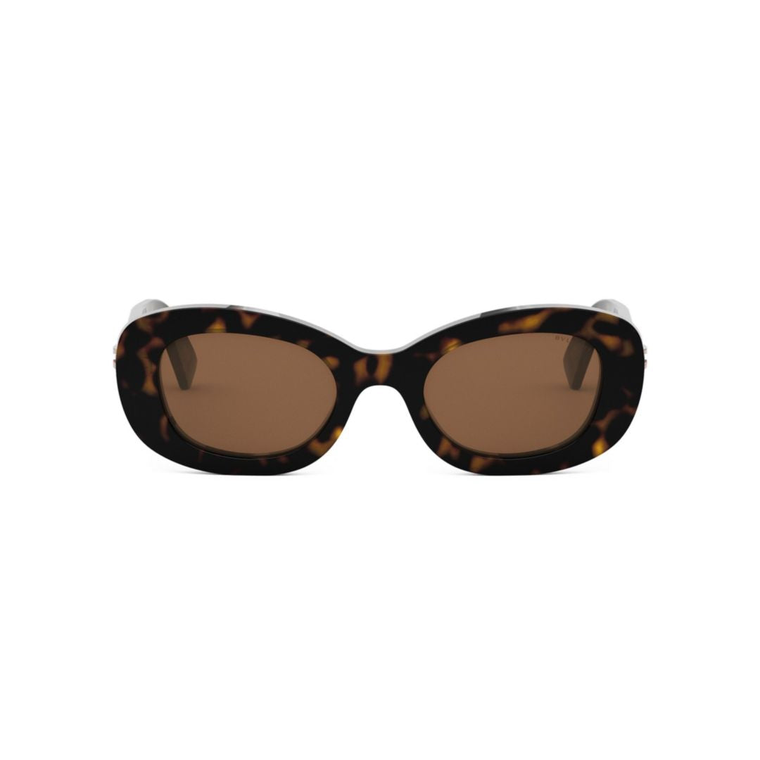 Bv40039i Oversized Rectangular Tortoiseshell Sunglasses