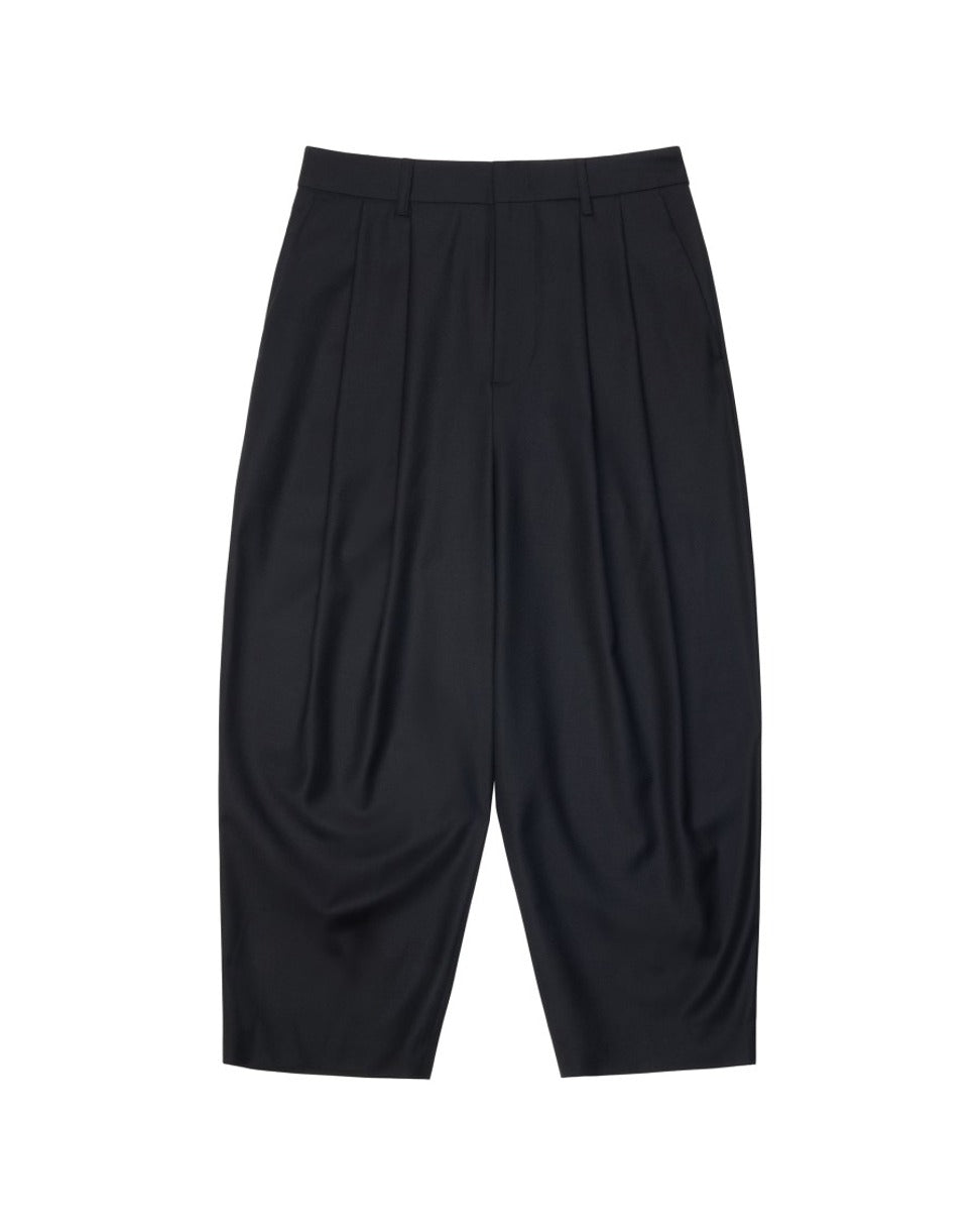 Ankle-Length Balloon Pants With Signature Zigzag Stitch