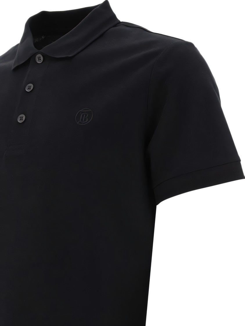 Classic Collared Polo Shirt with Subtle Logo Detail