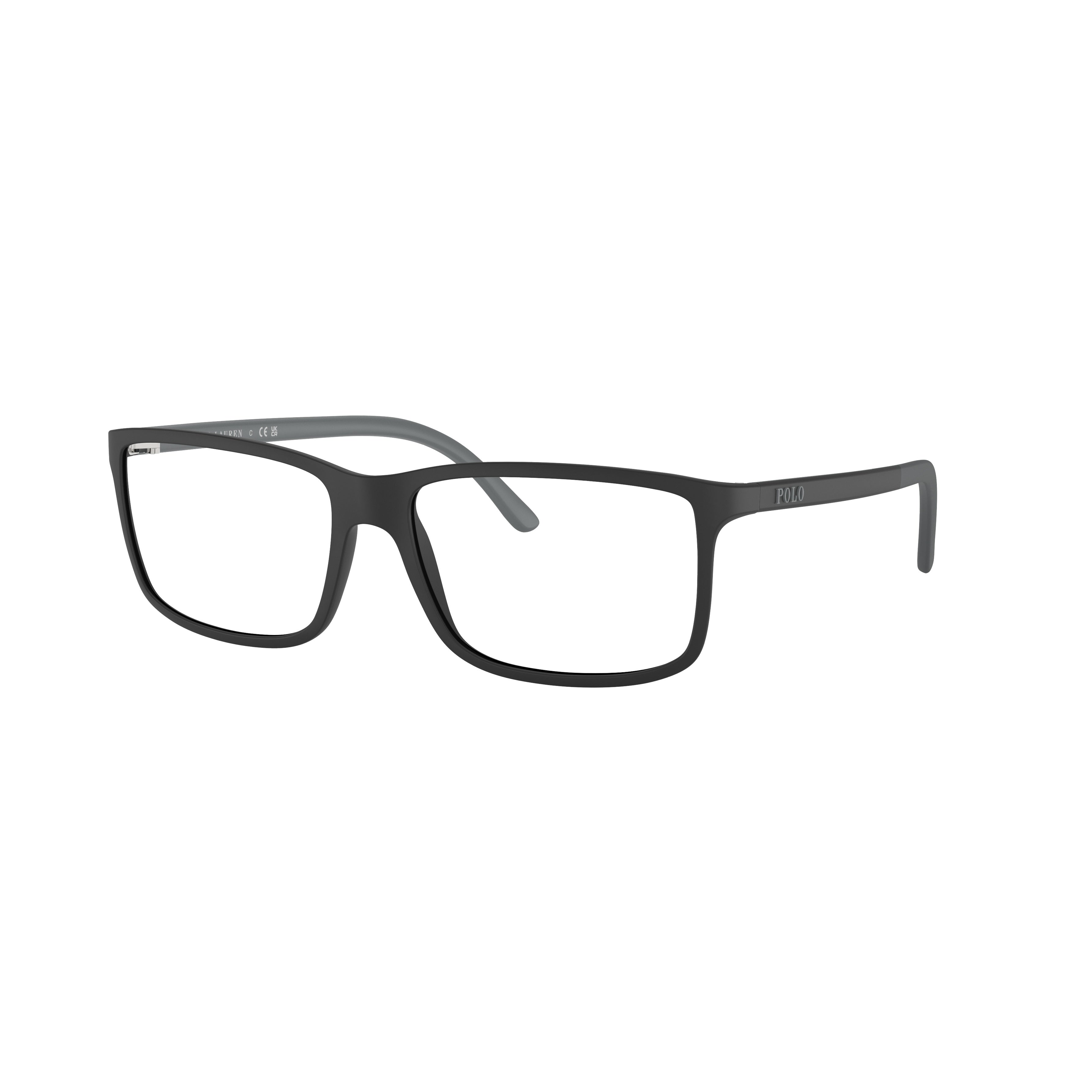 0ph2126 Matte Black Rectangular Eyeglasses
