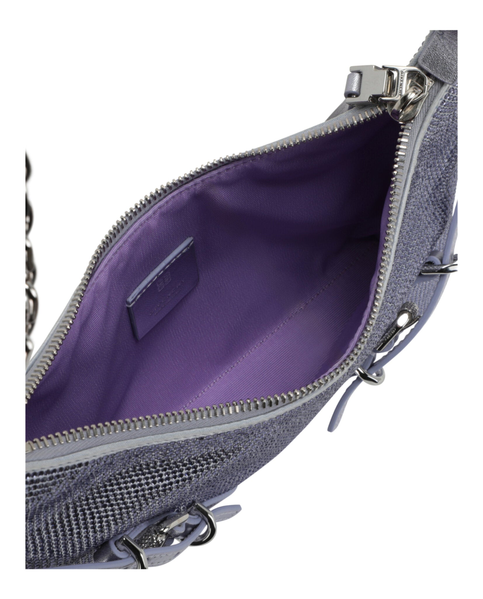 Mini Voyou Party Shoulder Bag In Satin