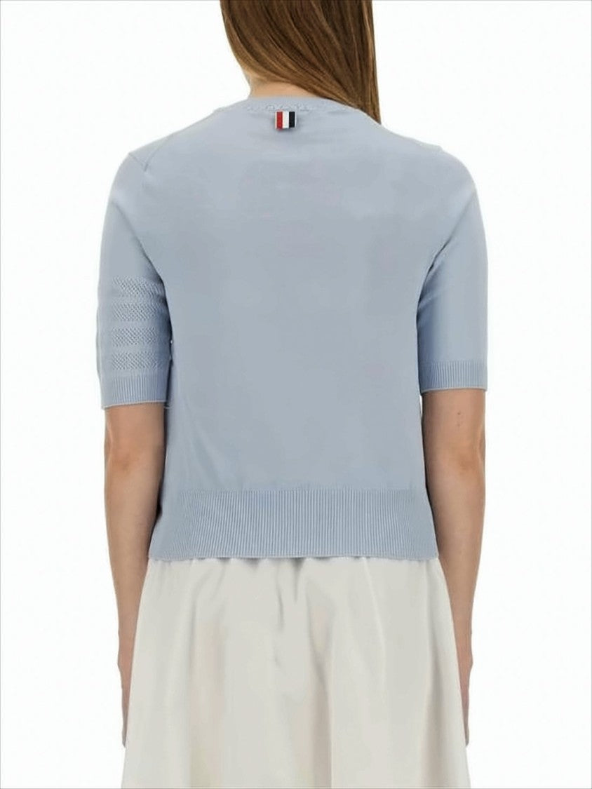 Light Blue Knit Top
