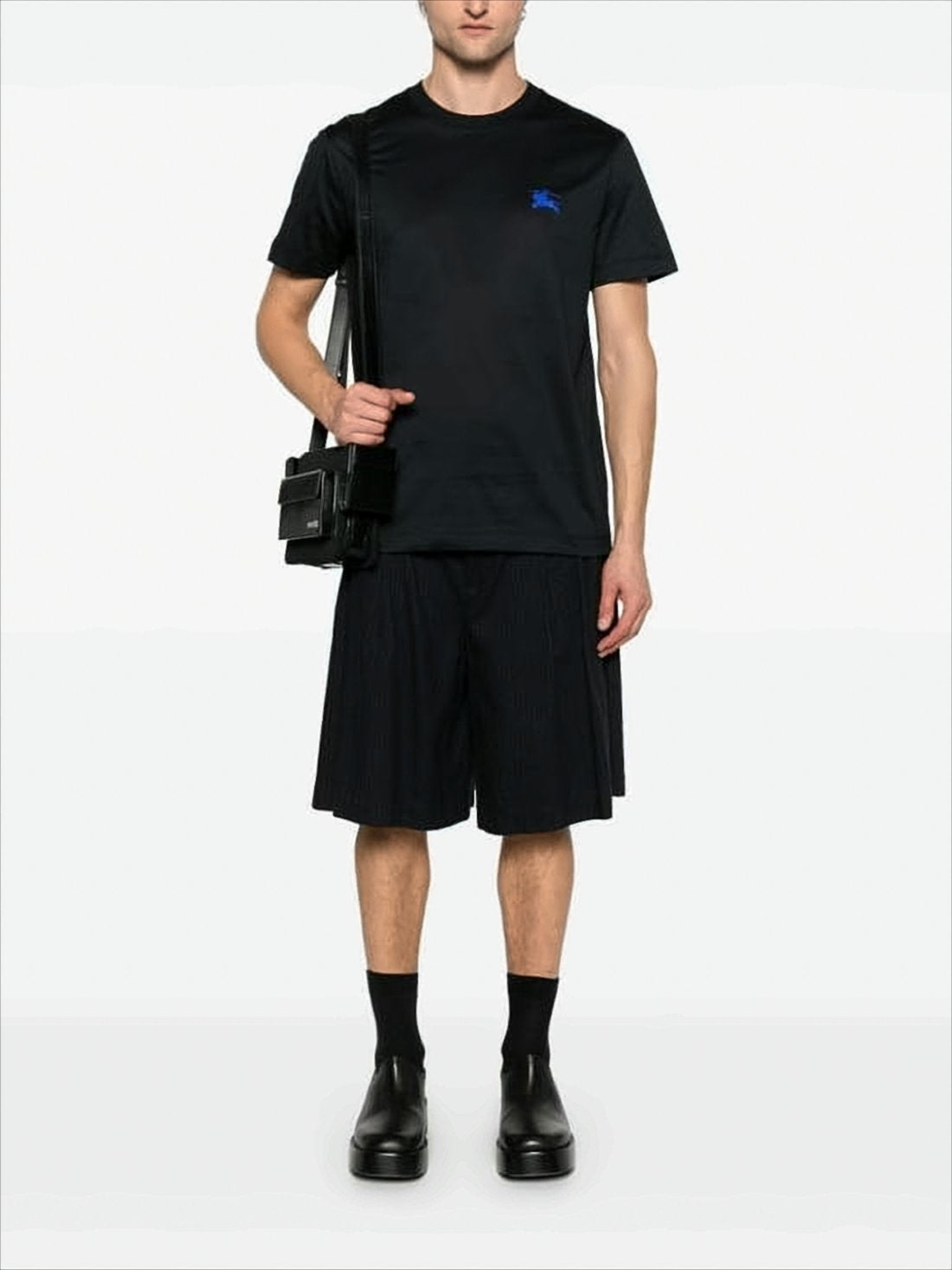 Short-Sleeve T-Shirt with Embroidered Logo