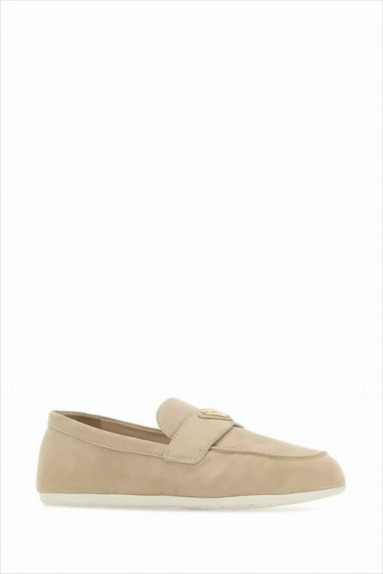 Suede Loafers with Design