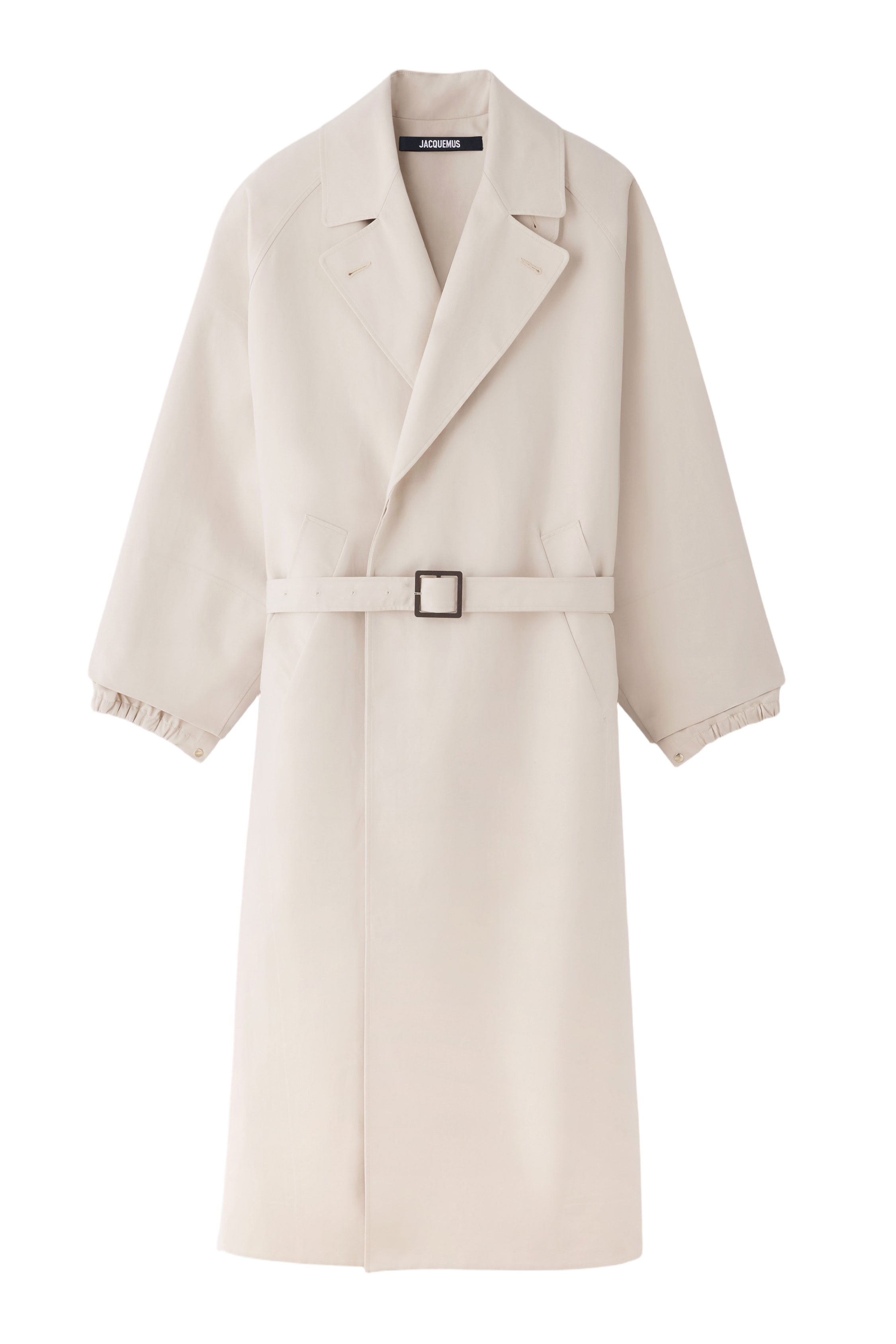 Long Oversized Water-Repellent Trench Coat