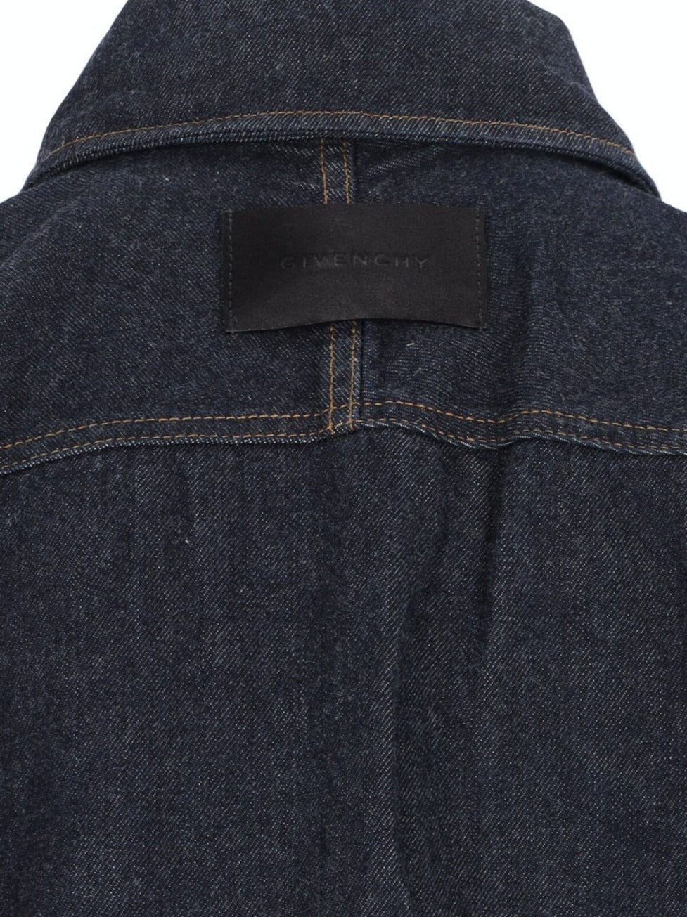 Logo Denim Shirt, Blue, Classic Collar, Button Closure