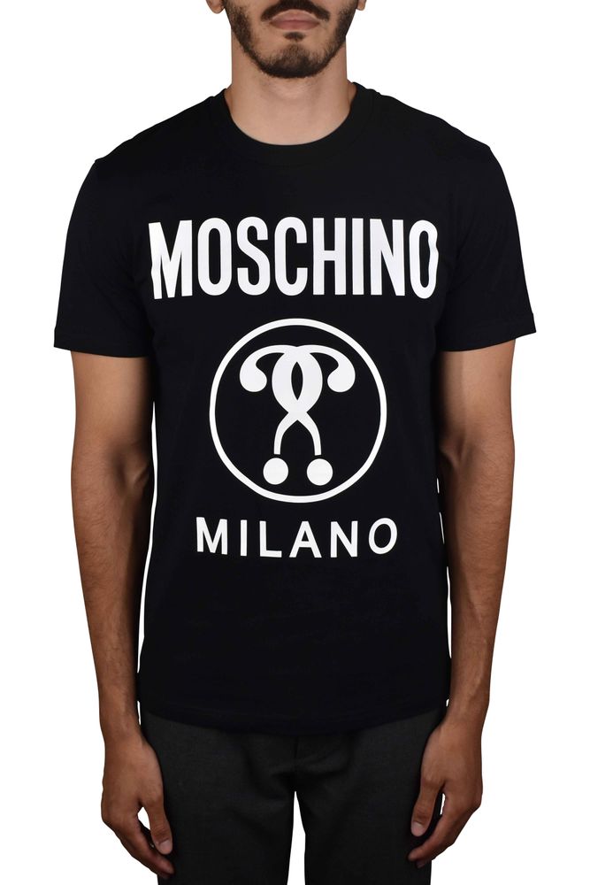 Cotton T-Shirt With Bold Logo Print