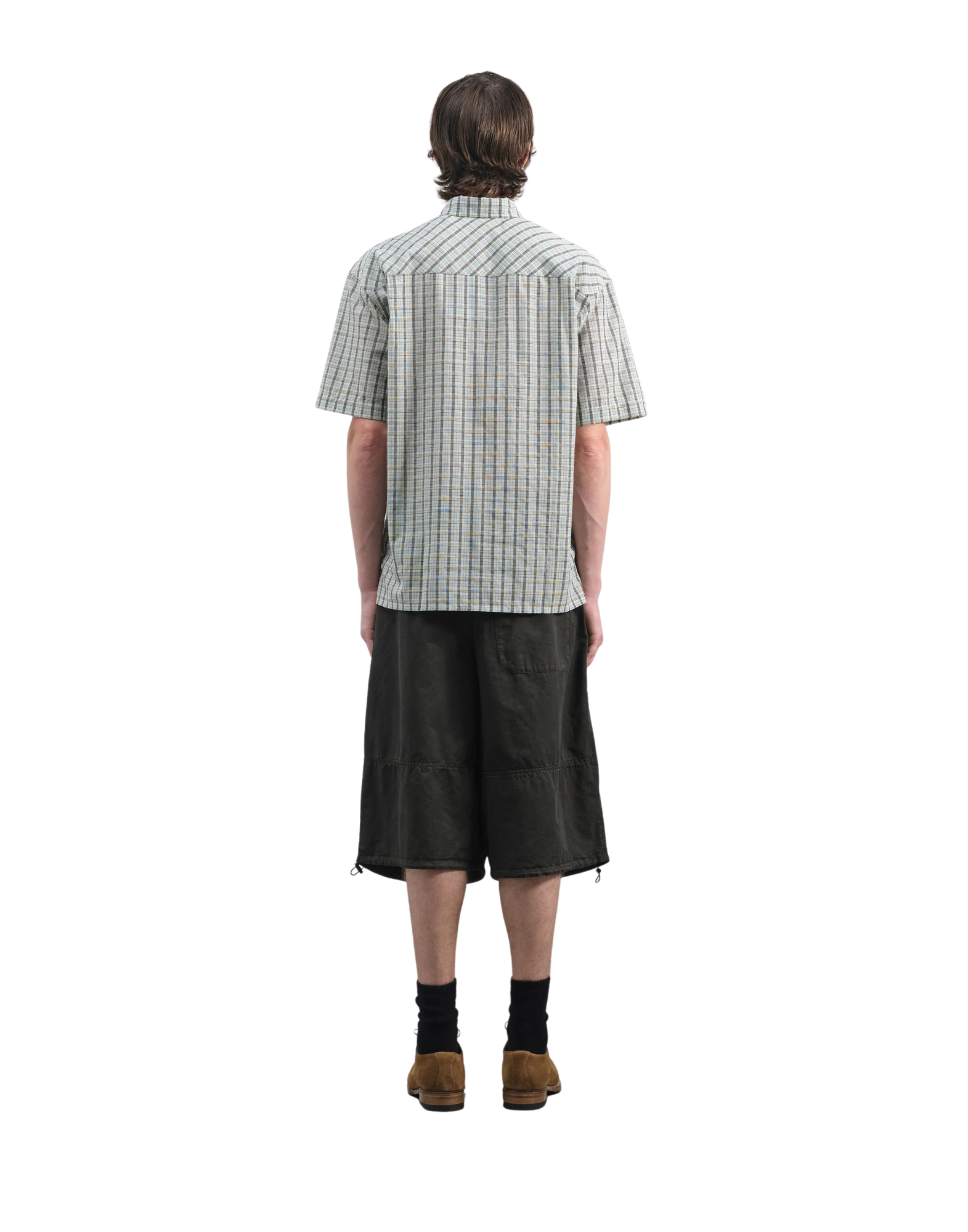 Dark Green Salba Shorts