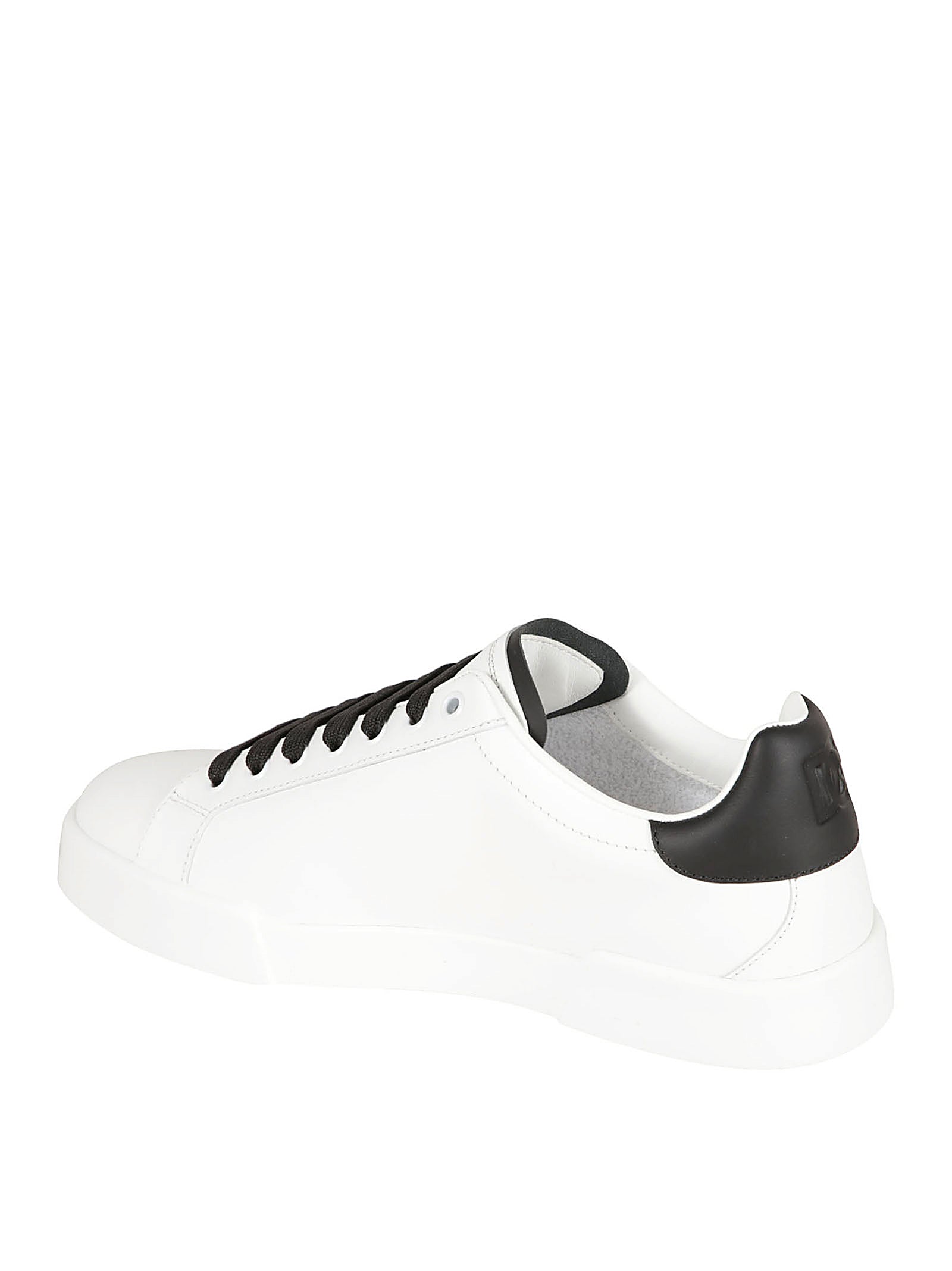 Calfskin Low-Top Sneakers With Contrasting Heel Tab