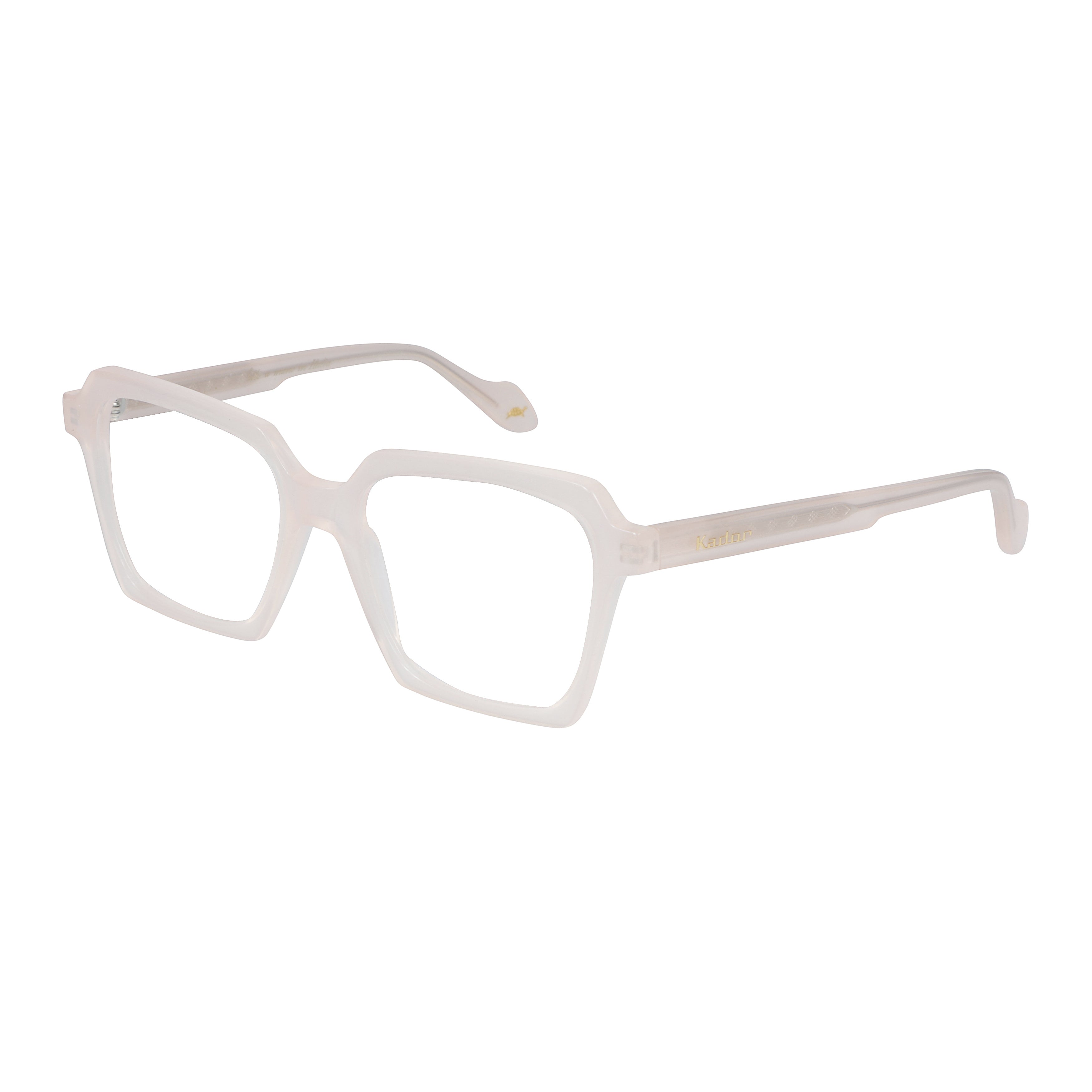 Kallima Light Translucent Beige Square Frame Eyeglasses
