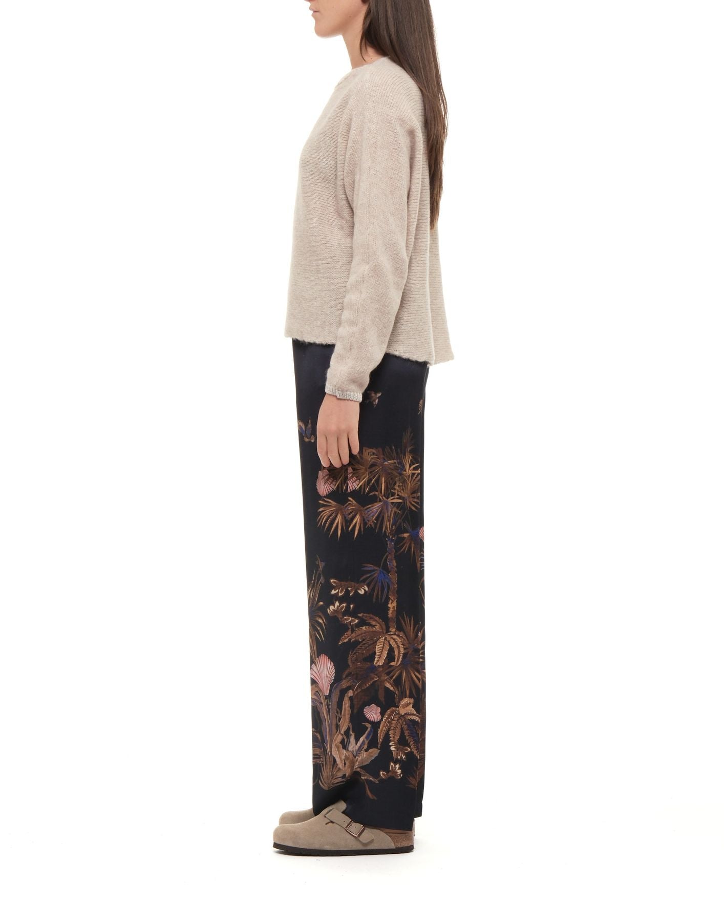 Monochrome Wool And Cashmere Pullover