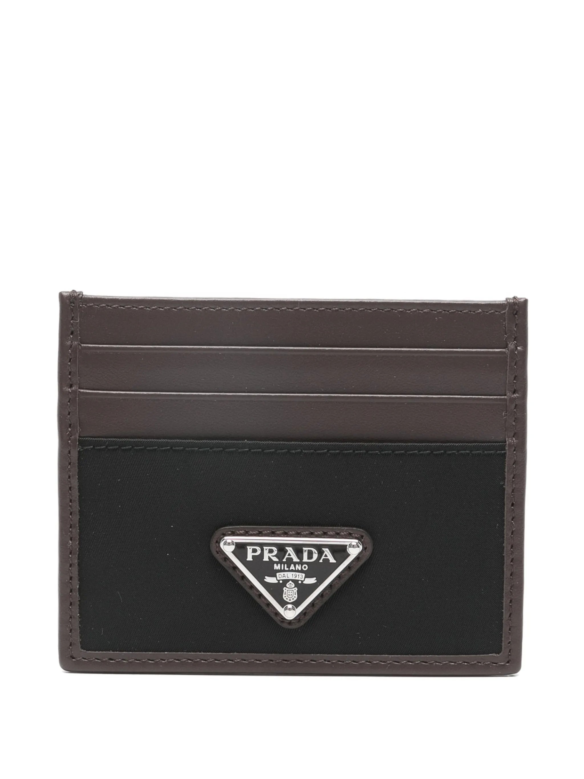 Dark Brown/Black Portacarte Credit Card Cases