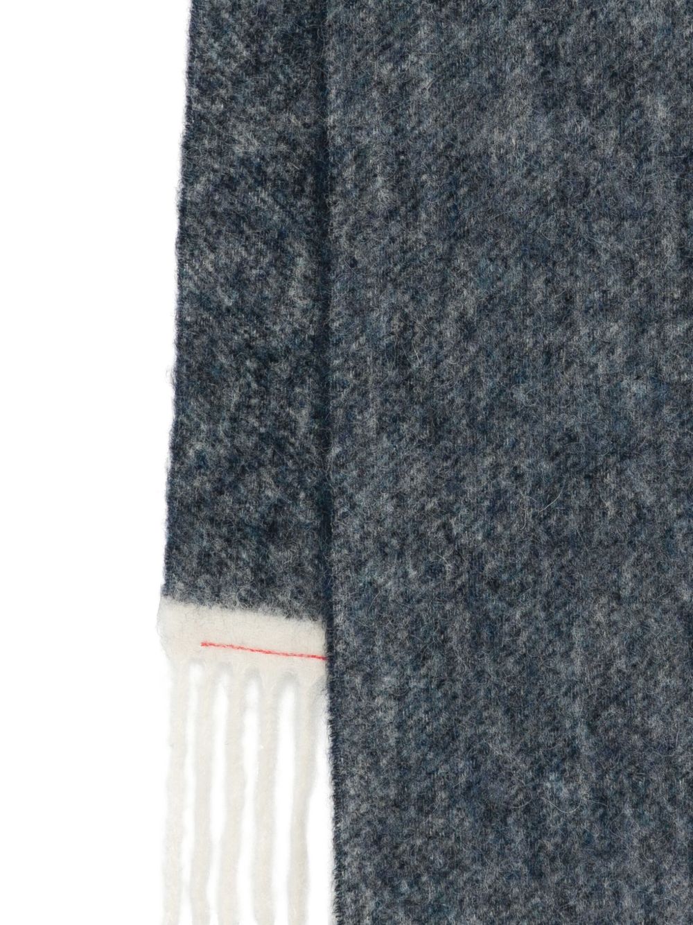 Fringed Dark Grey Scarf
