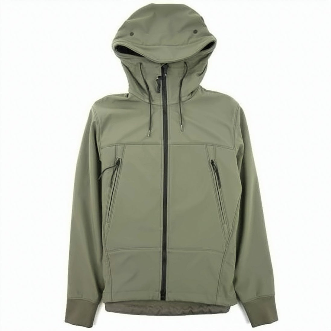 Hooded Shell-R Jacket with Zippered Pockets