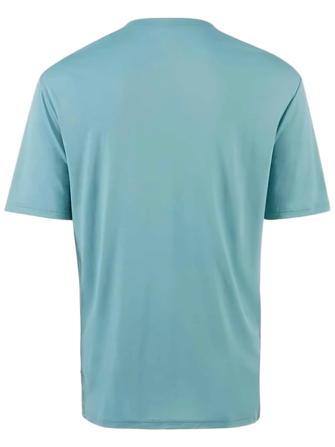 Minimalist Blue Short-Sleeve T-Shirt with Discreet Logo