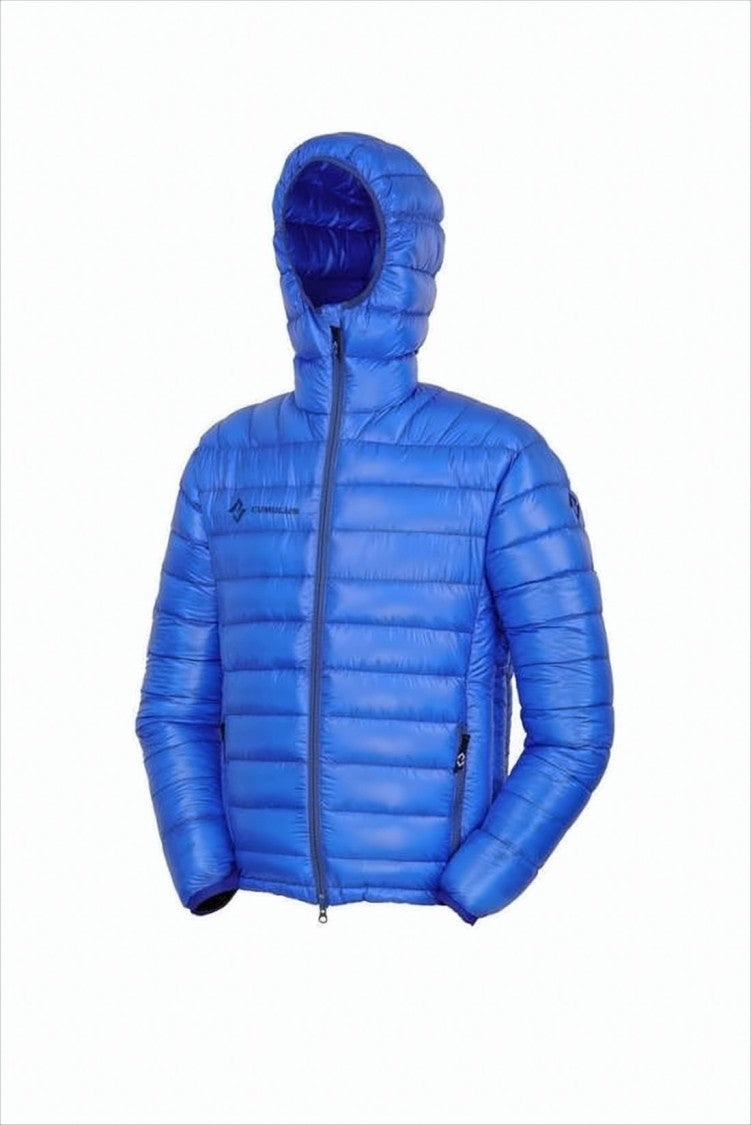 Lightweight Hooded Padded Jacket With Horizontal Quilting