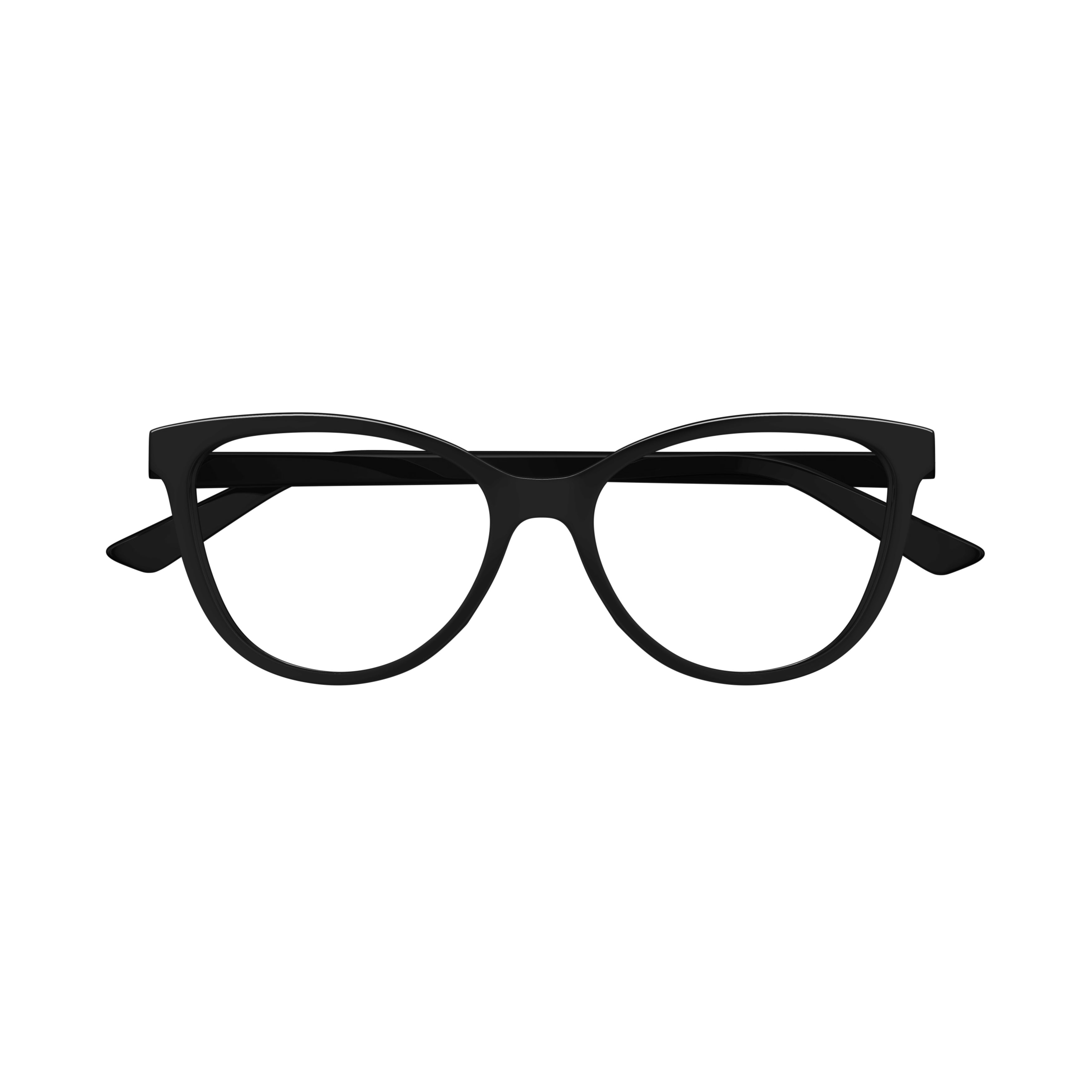 Bv1313o Glossy Black Cat-Eye Sunglasses