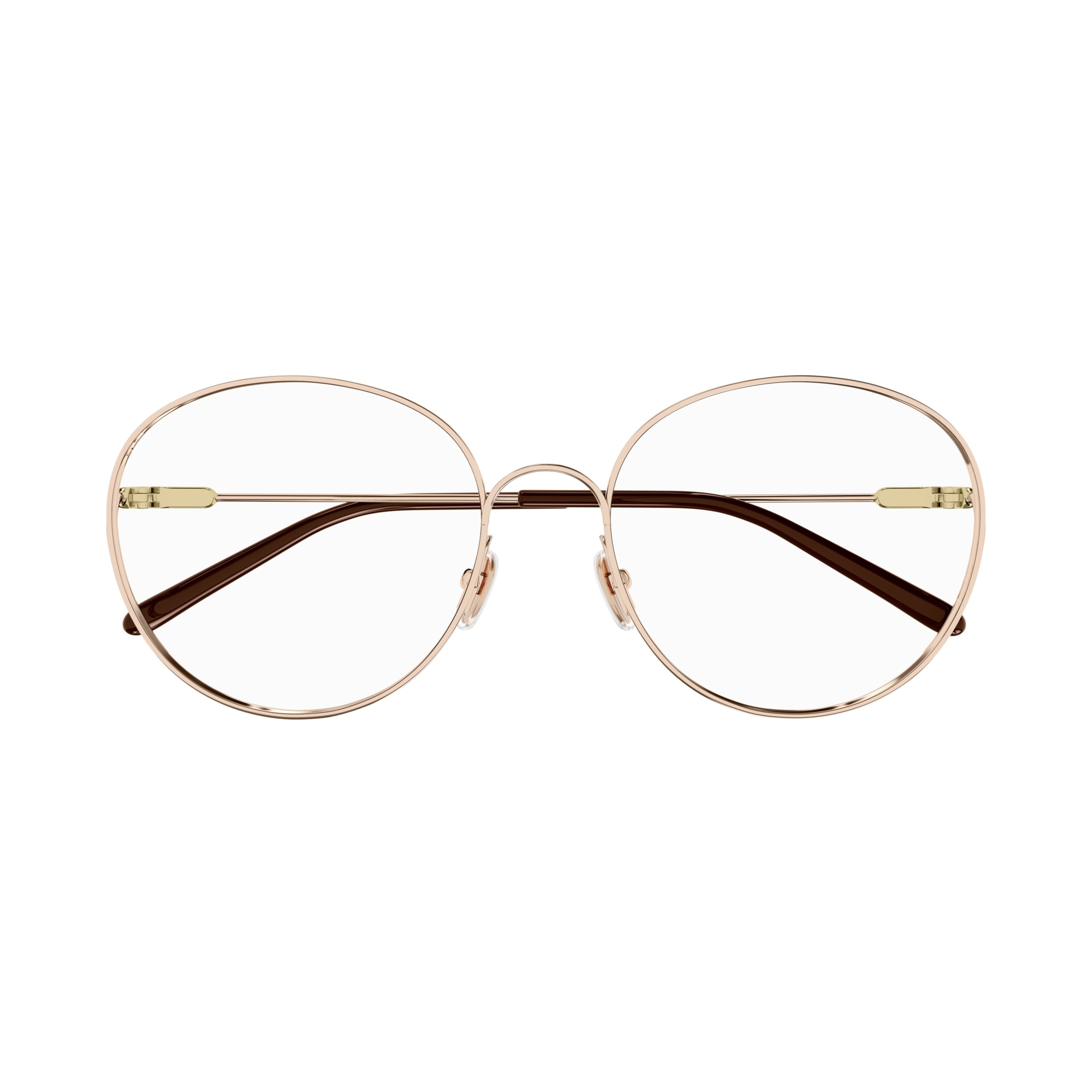 Ch0209o Delicate Rose Gold Round Frame Eyeglasses