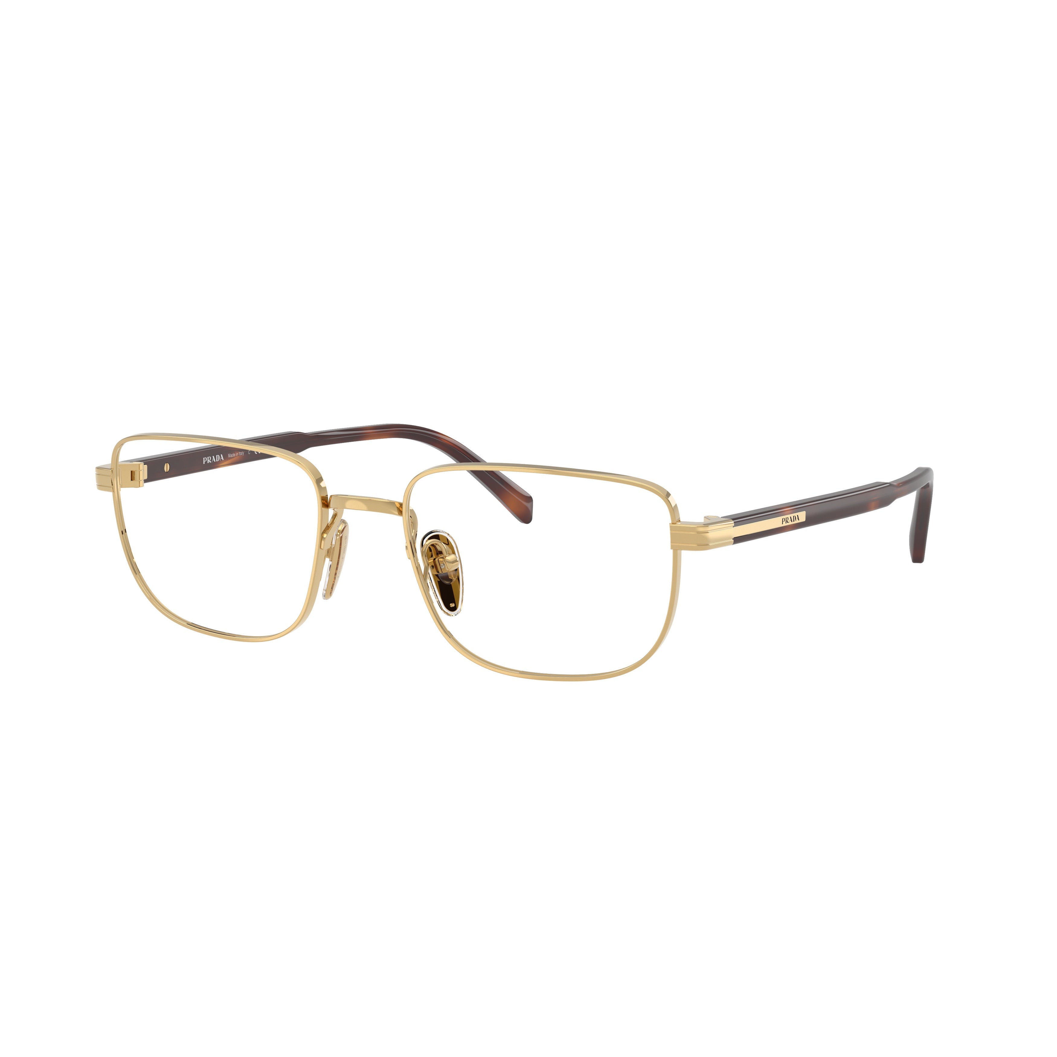 0pr B51v Rectangular Aluminum Eyeglasses