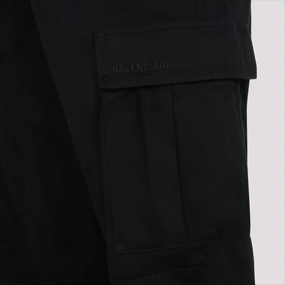 Straight-Leg Black Denim Pants