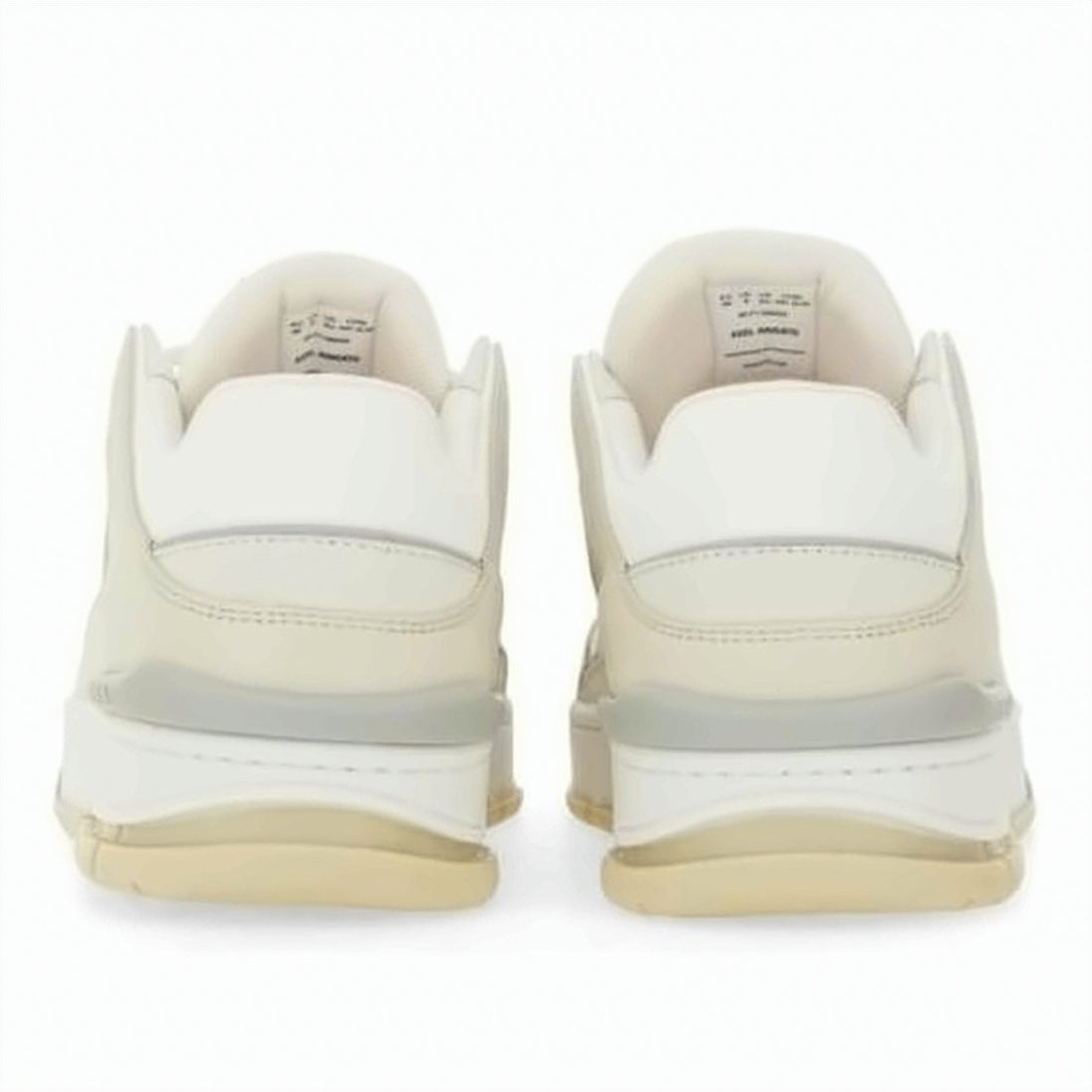 Low-Top Sneaker with Smooth and Perforated Leather Details