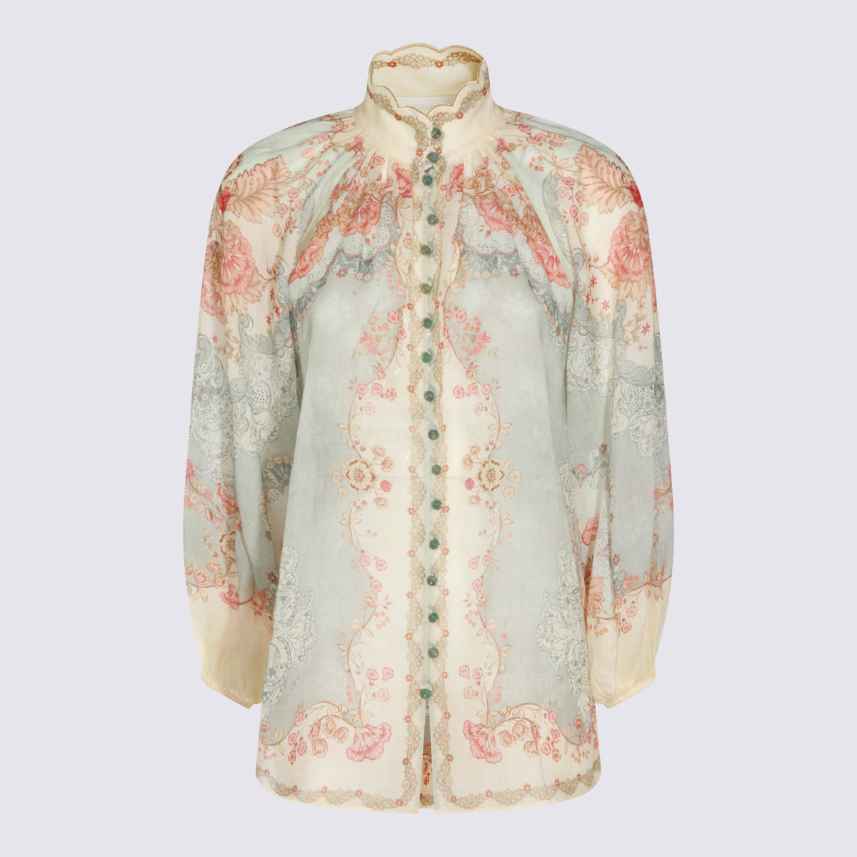Floral Ramie Shirt