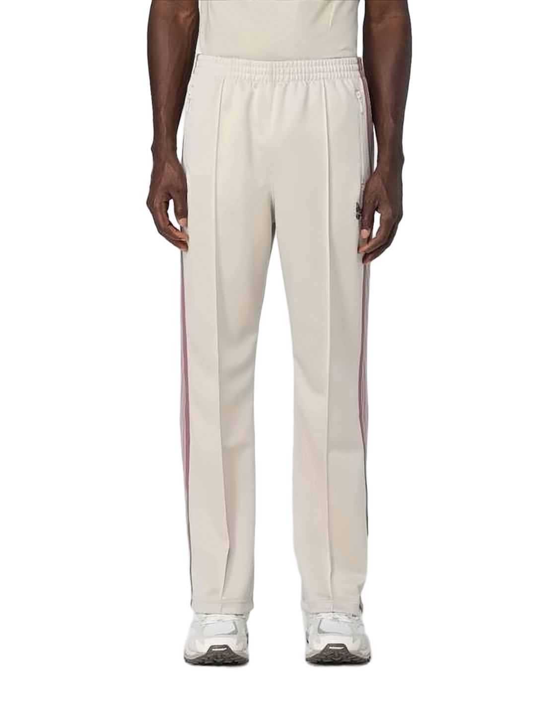Relaxed-Fit Polyester Jogger Pants with Zippered Pockets