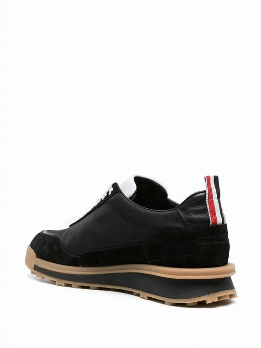 Black Sneakers with Calf Leather
