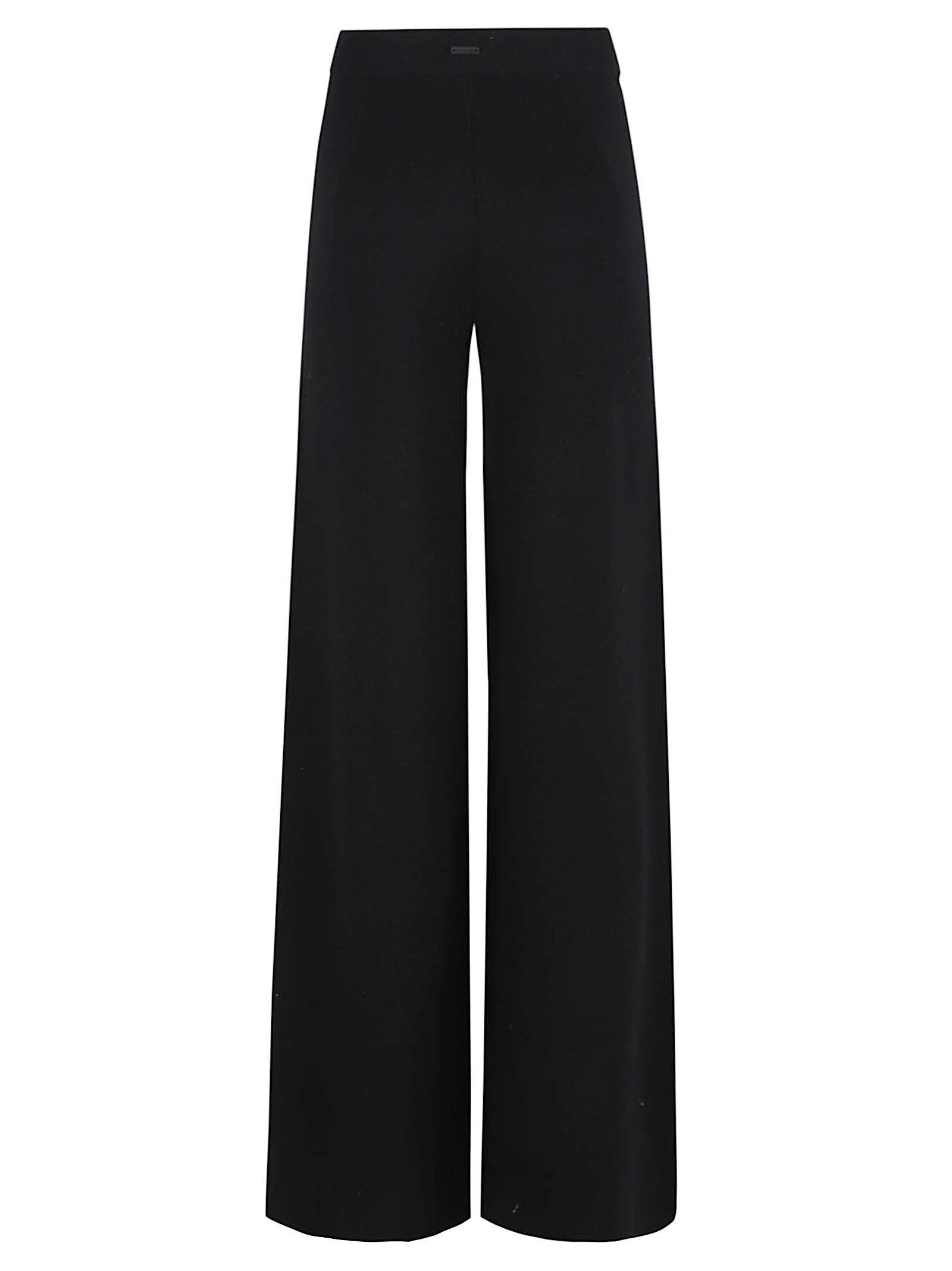 Wide-Leg Cropped Trousers With Clean Waistband