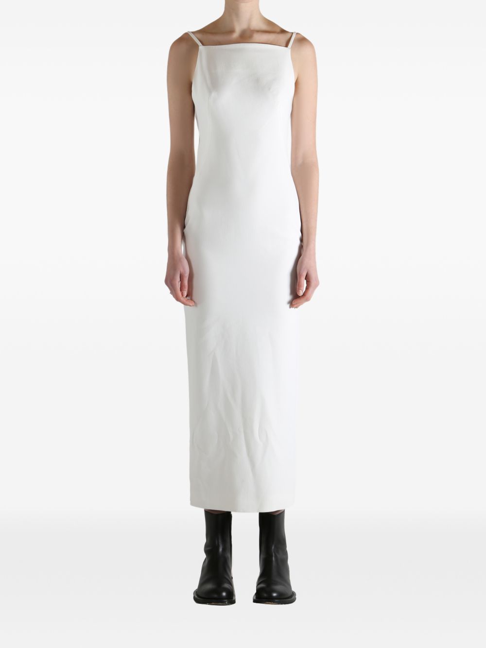 Midi Dress with Spaghetti Straps