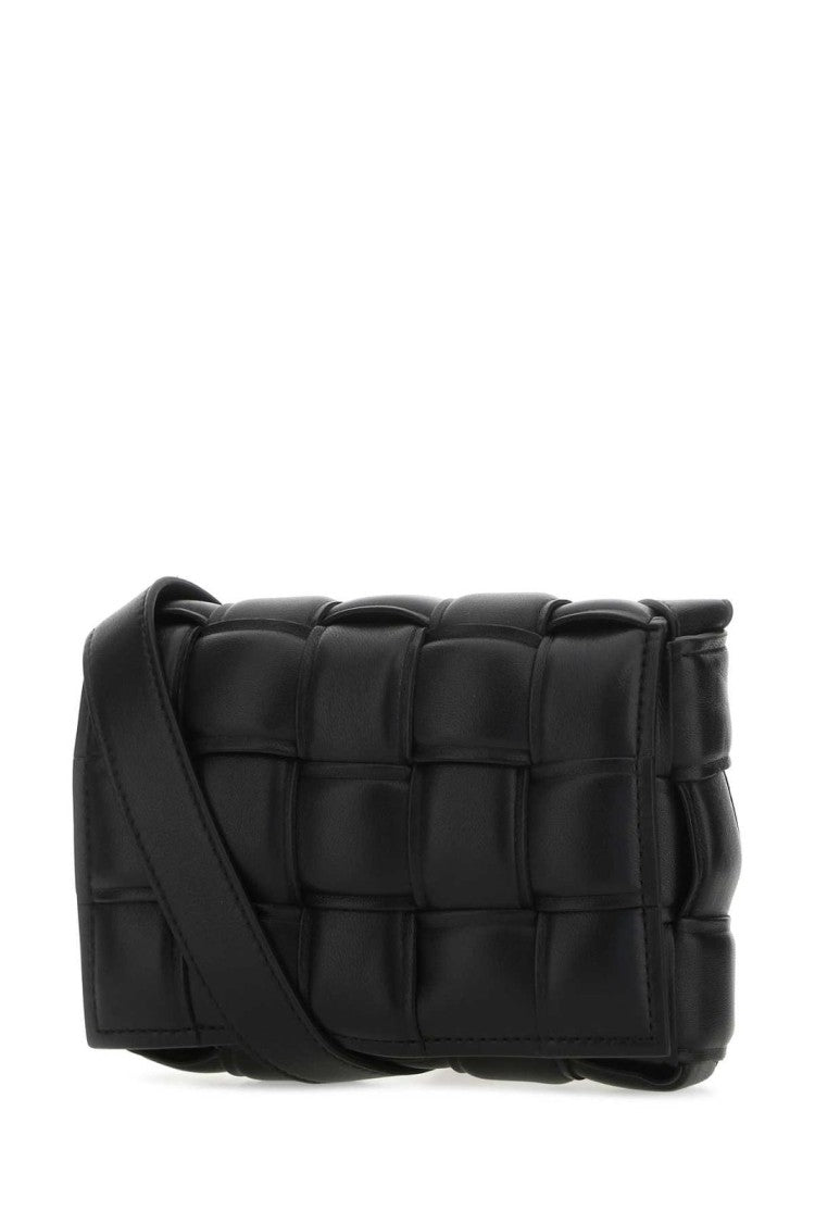 Padded Woven Shoulder Bag