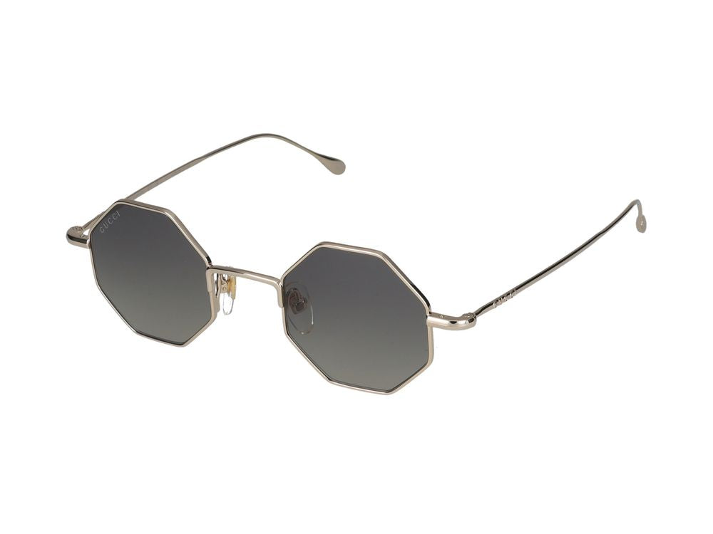 Sunglasses Gucci GG1814S 001 gold gold grey 41/22/145