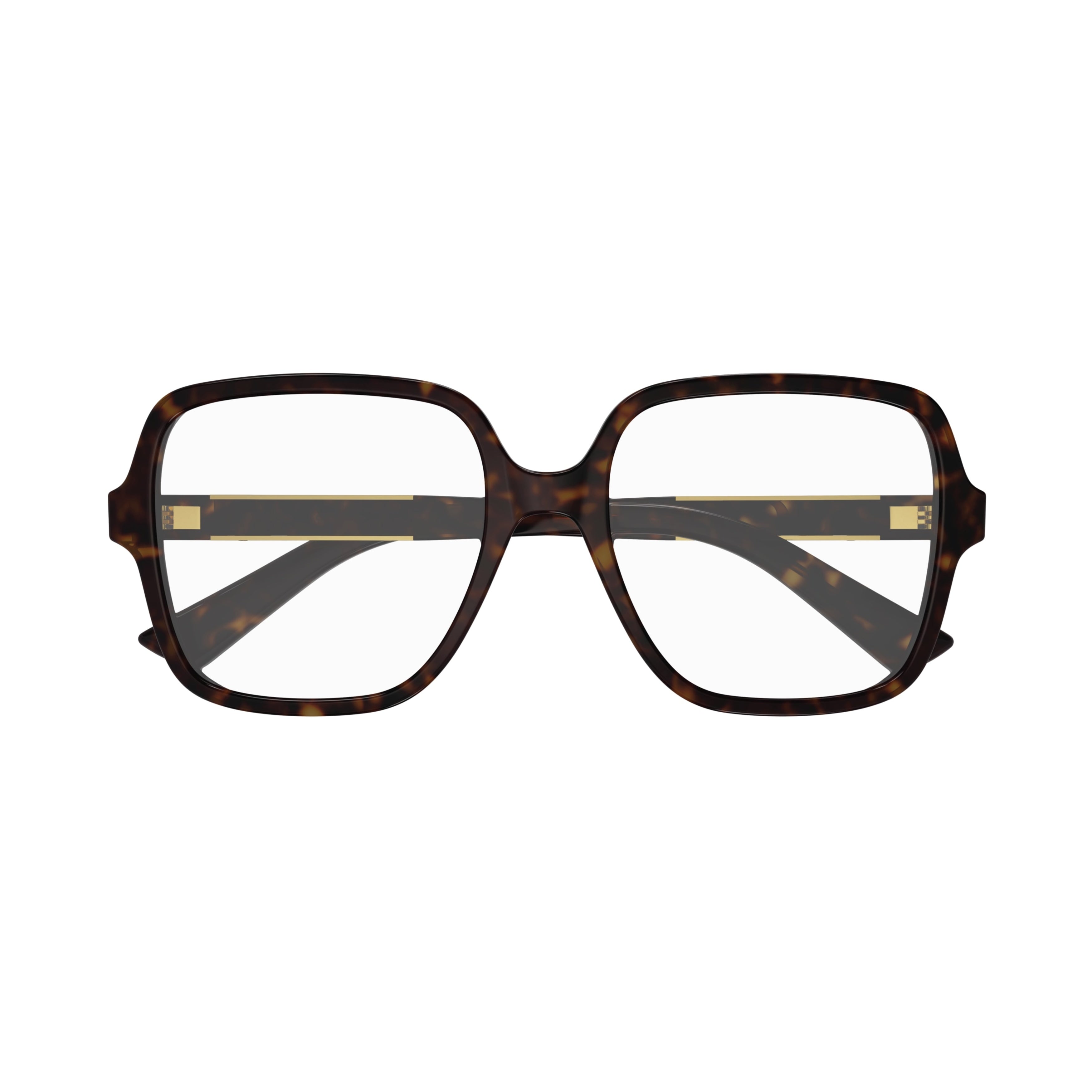 Gg1193oa Oversized Tortoiseshell Square Frame Eyeglasses