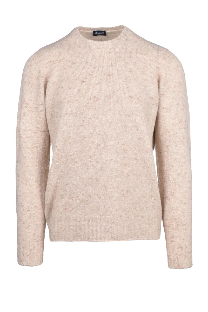 Crew Neck Sweater - Beige