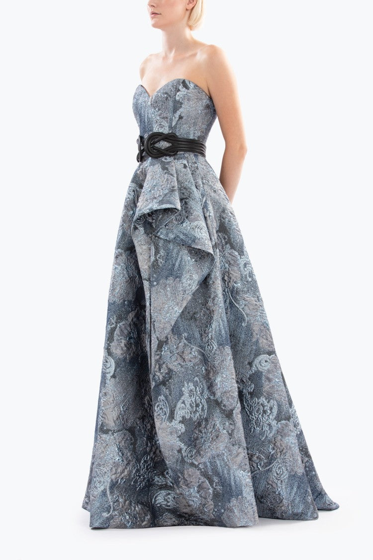 Brocade Long Dress